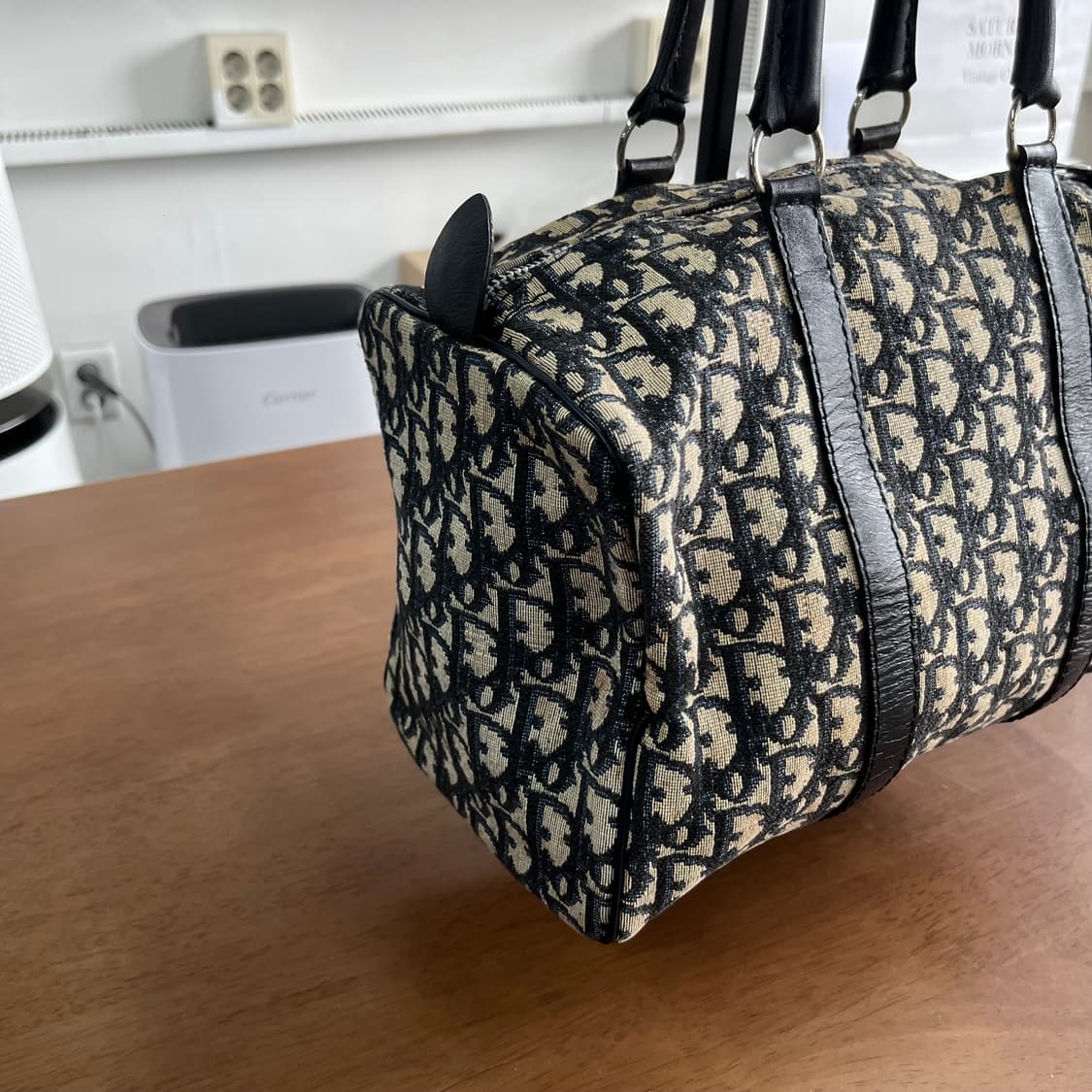 디올 올드 빈티지 오블리크 보스턴백 상품이미지4