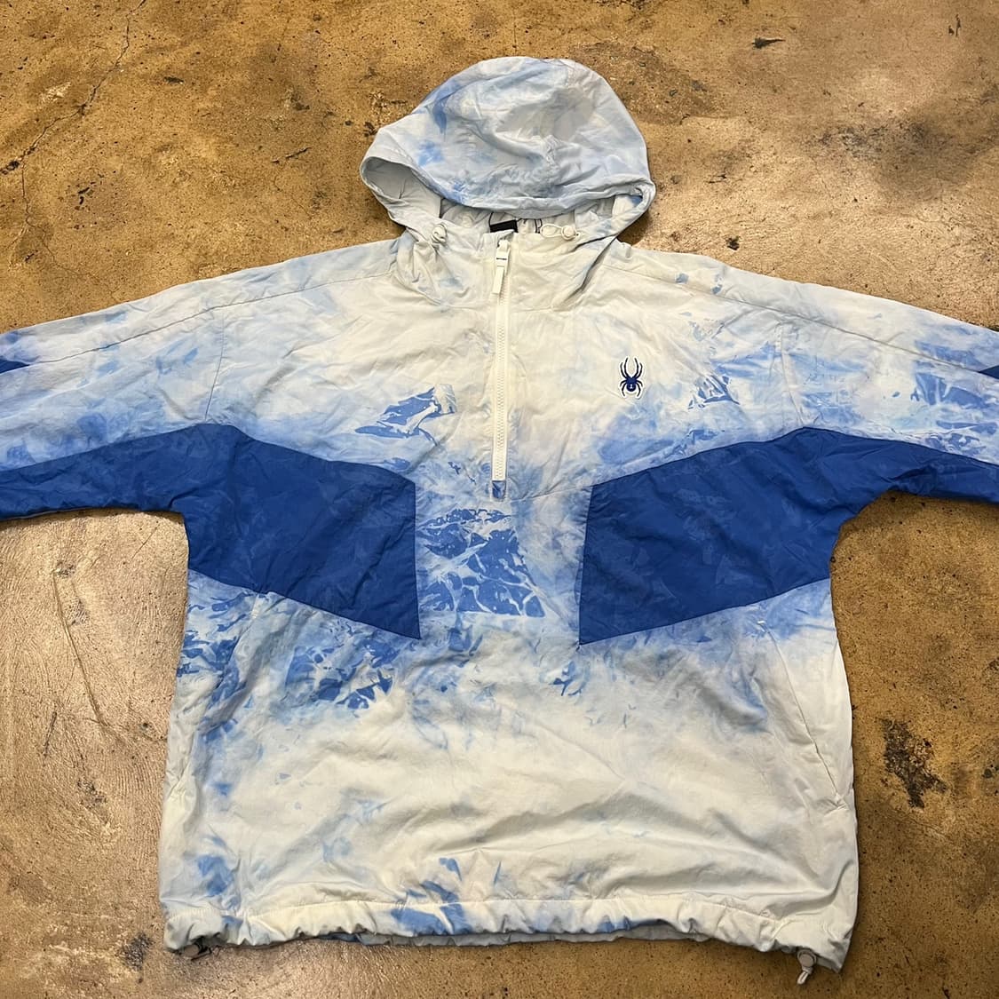 [정품/XL] 스파이더 타이다이 아노락 바람막이 b17 상품이미지3