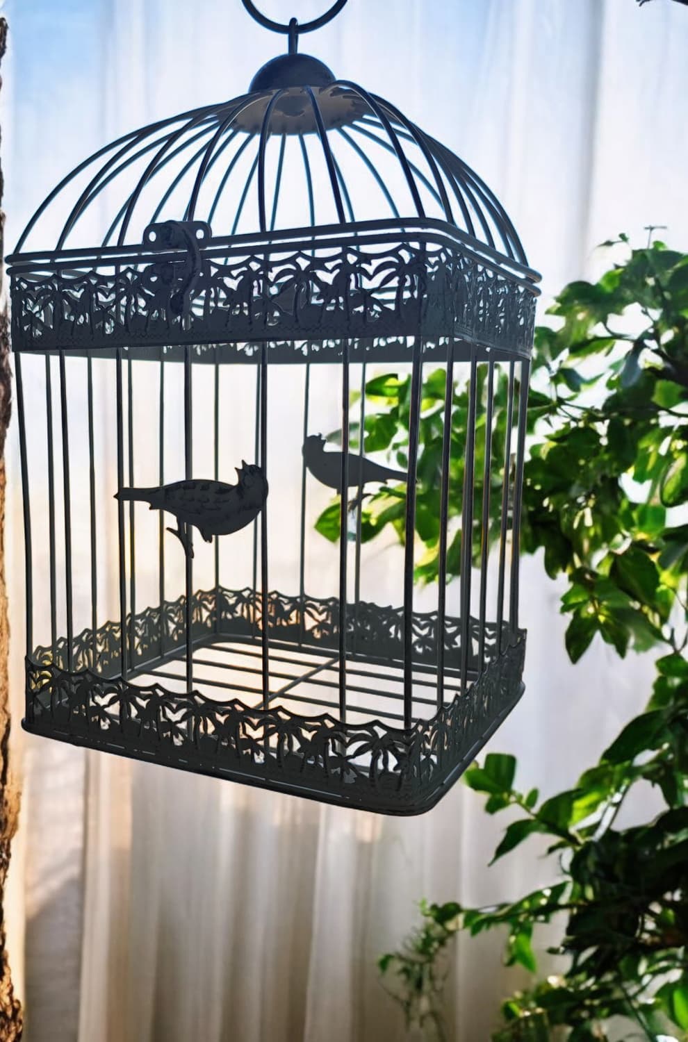 빈티지 철제 새장 인테리어 소품 2종 세트 상품이미지3