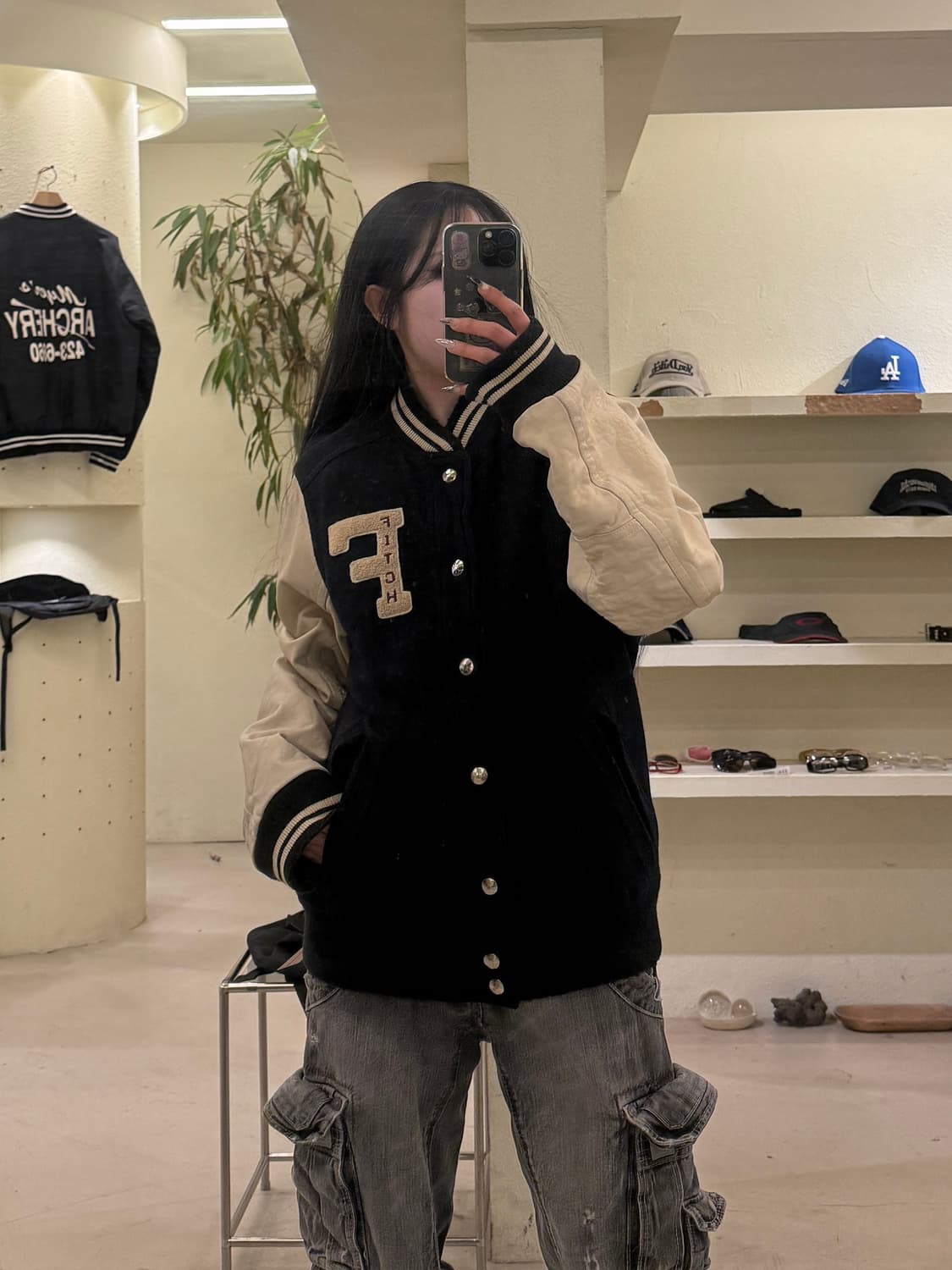 아베크롬비 모직 피치 바시티 자켓  상품이미지1