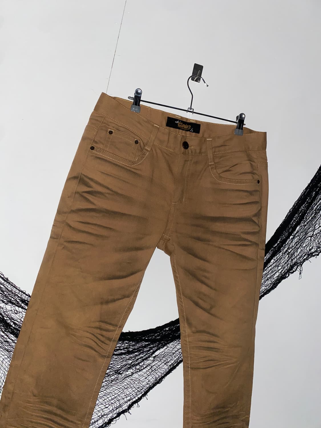 ꒰ঌ 이글 크로스 자수 패치워크 팬츠 ໒꒱ 상품이미지3