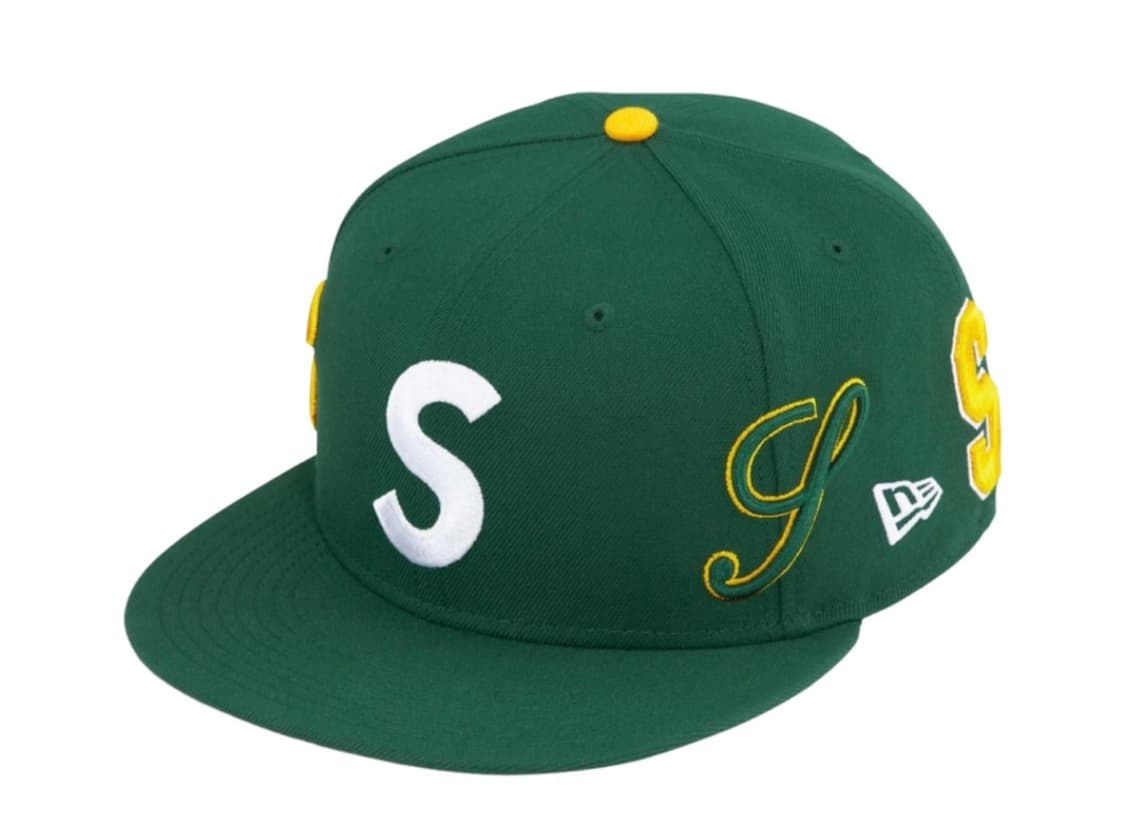 Supreme multi S logo Newera Green 734 상품이미지1