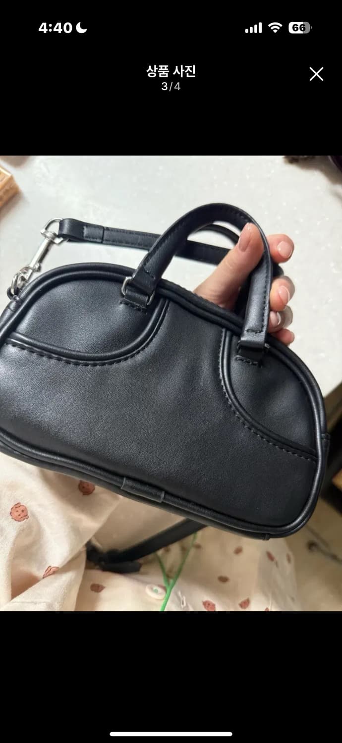 Puma 푸마 x 로제 마이크로 그립백 블랙 토트백 상품이미지3