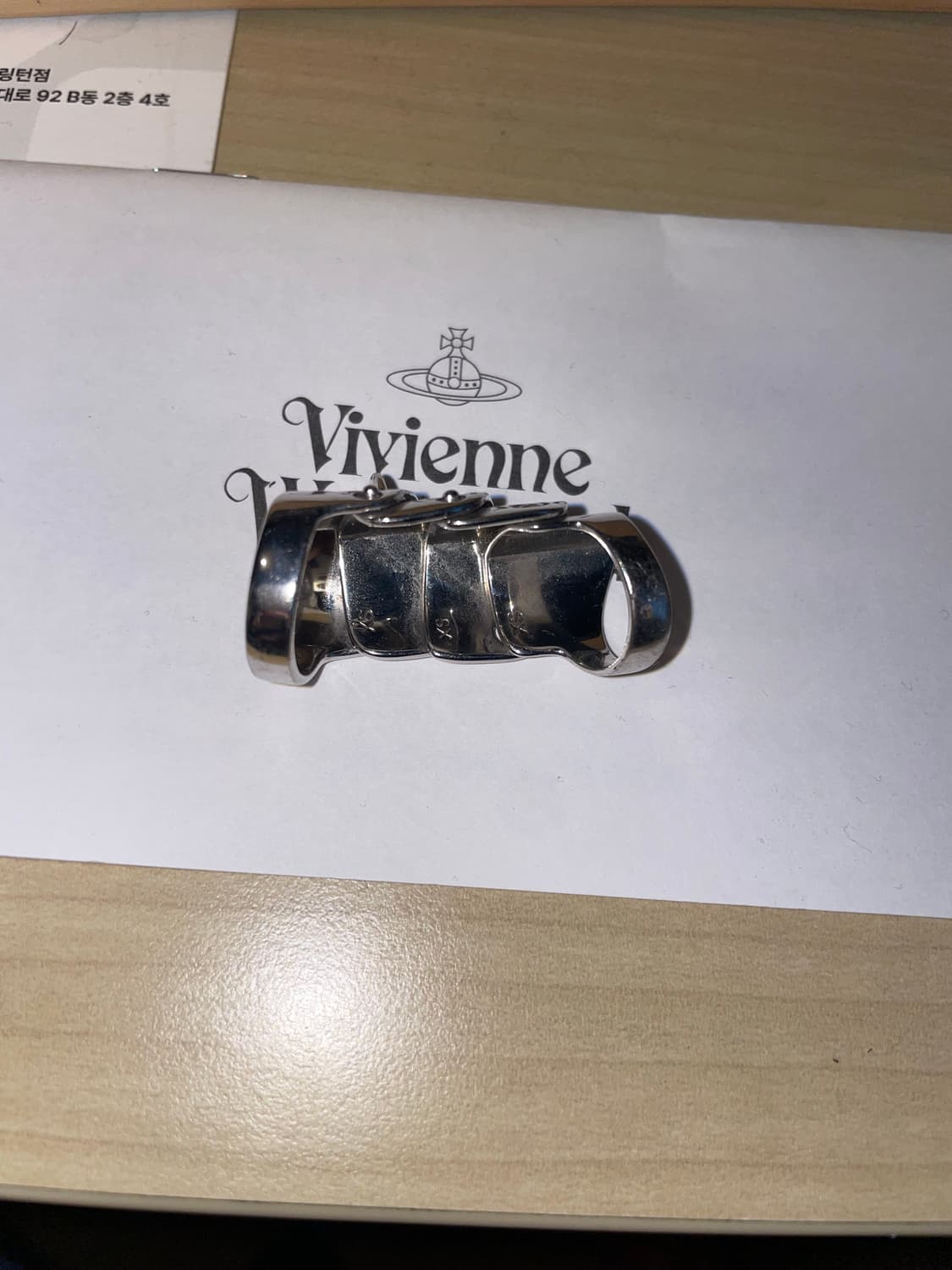 일본구매)비비안웨스트우드 아머링 xs사이즈 상품이미지6