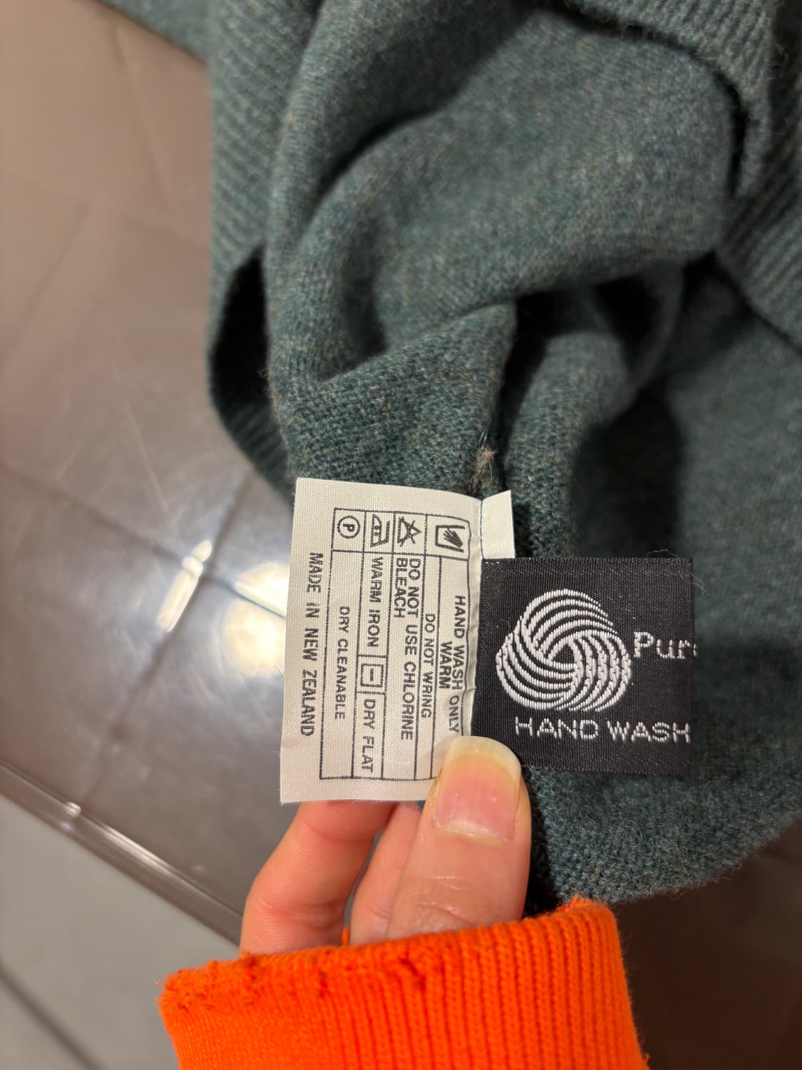 빈티지 램스울 니트 상품이미지8