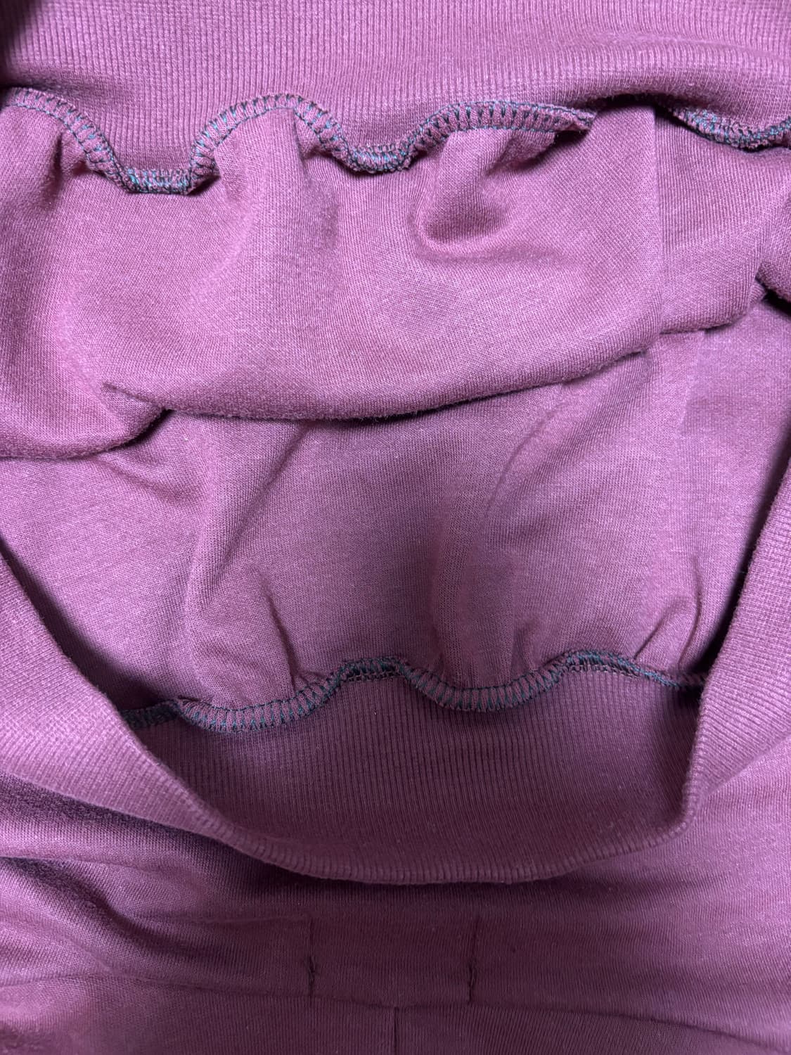 버건디 와인 오버핏 레터링후드티 상품이미지2