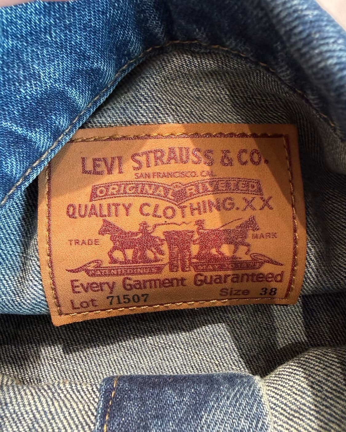 리바이스 데님 71507 2세대 트러커 자켓  상품이미지8