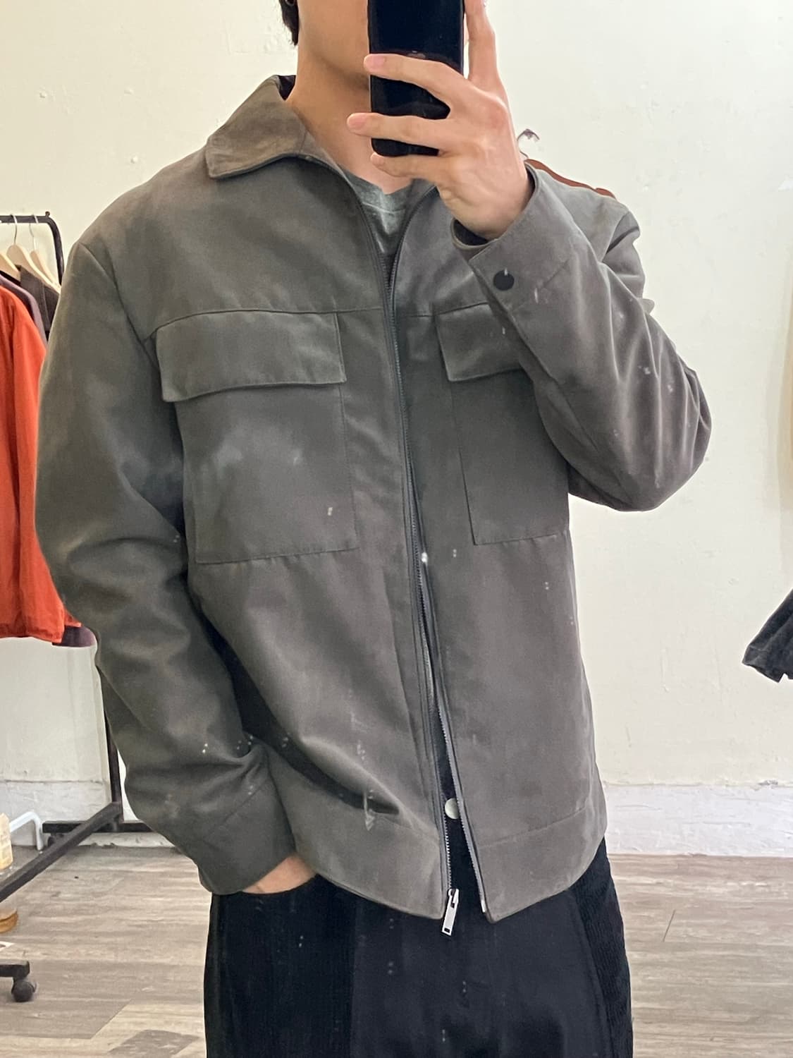 스파오맨 스웨이드 자켓 상품이미지5