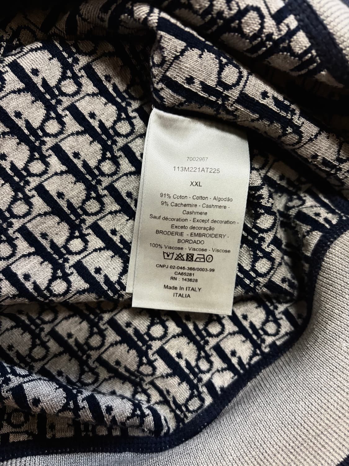 디올 오블리크 후드집업 상품이미지5