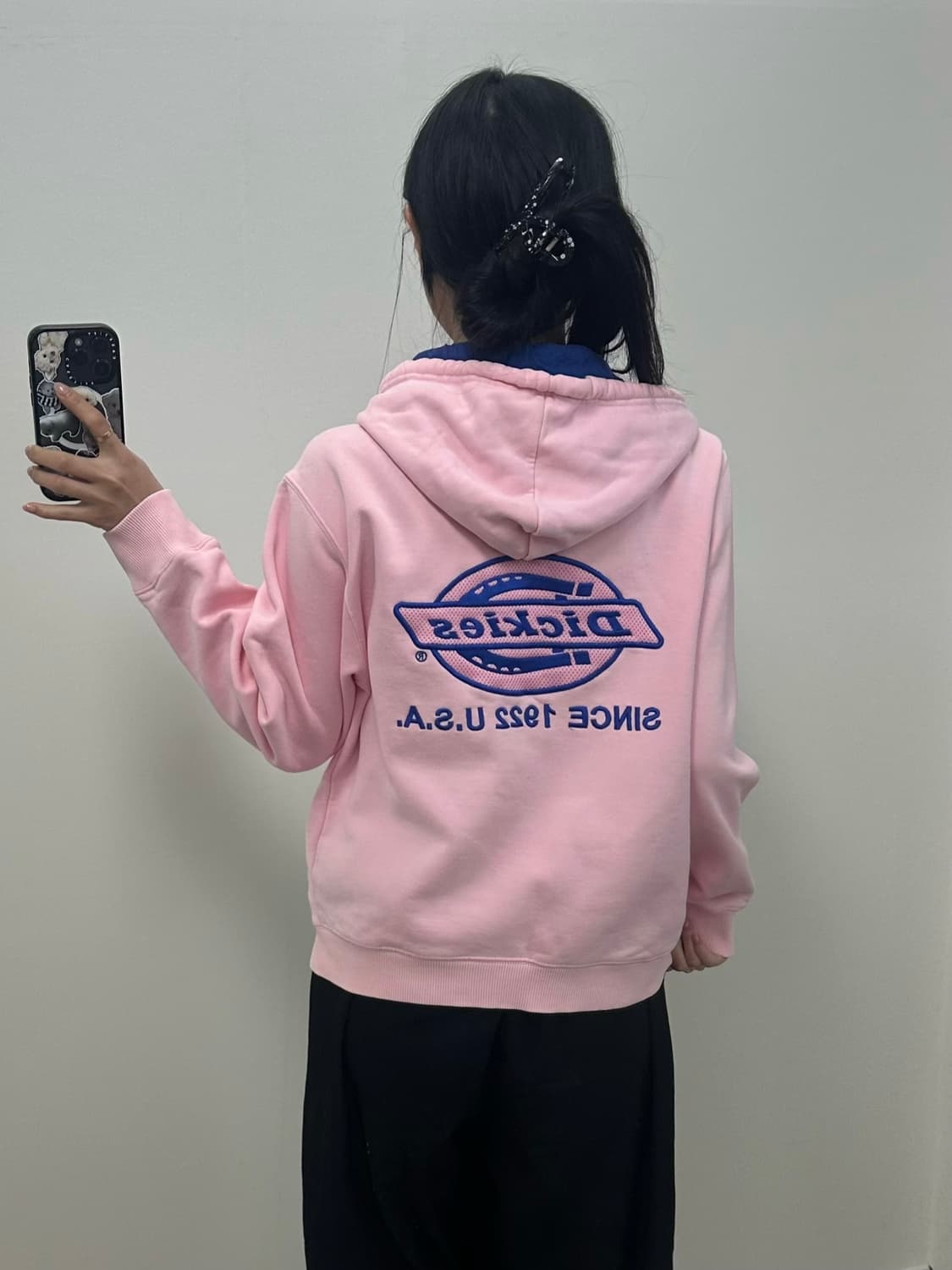 디키즈 백로고 딸기우유 후드집업  상품이미지1