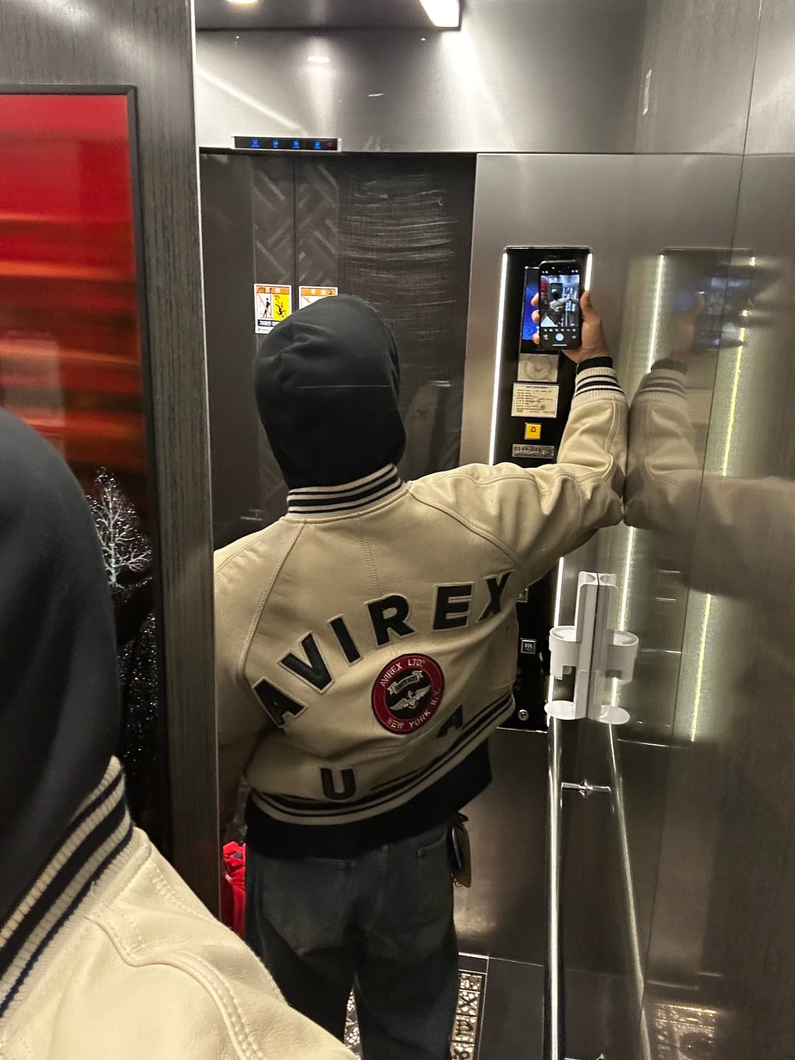 00‘s Avirex 아비렉스 레더 바시티 자켓  상품이미지1