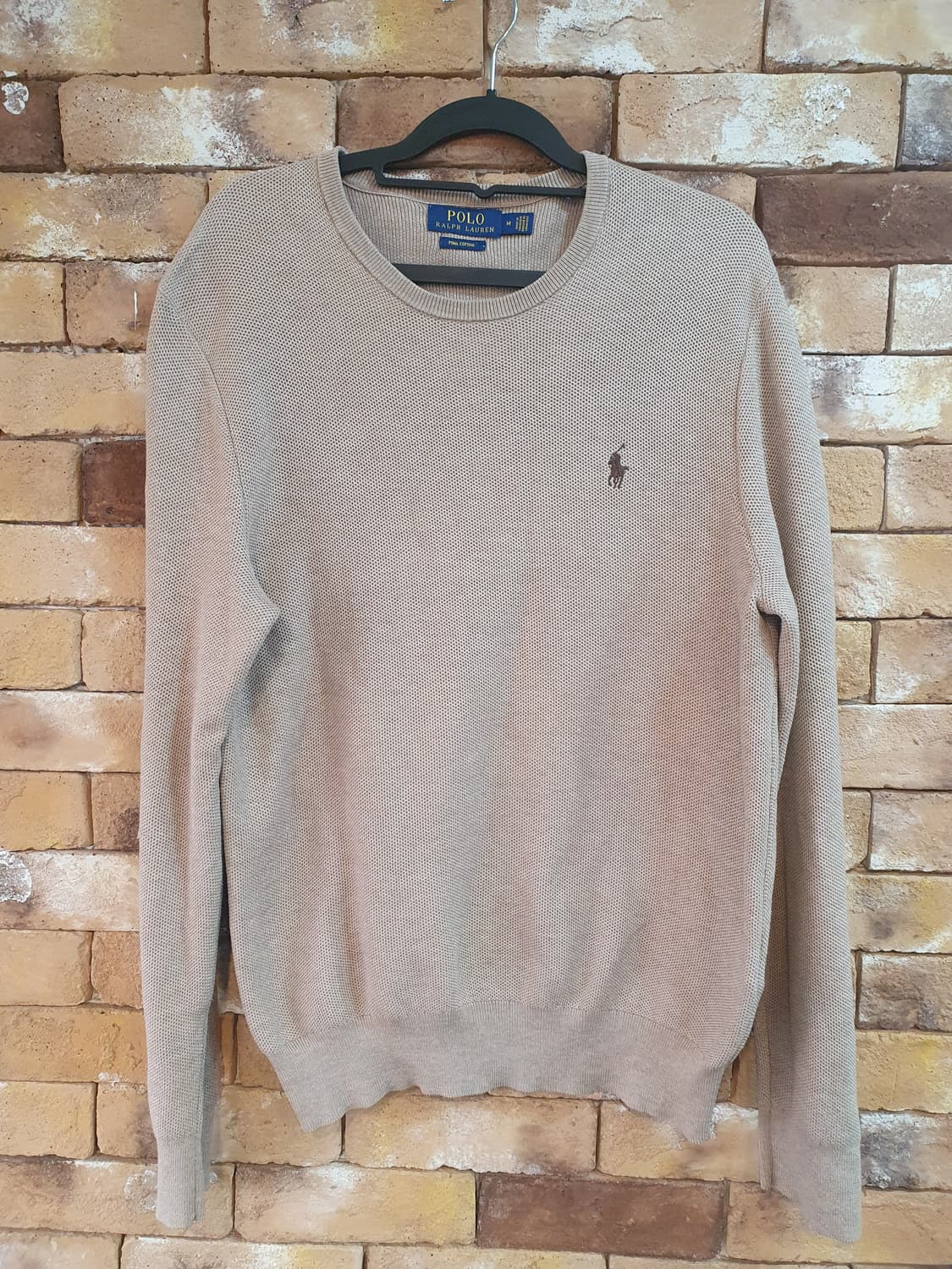 폴로 랄프로렌 피마 코튼 니트 베이지 M 상품이미지1