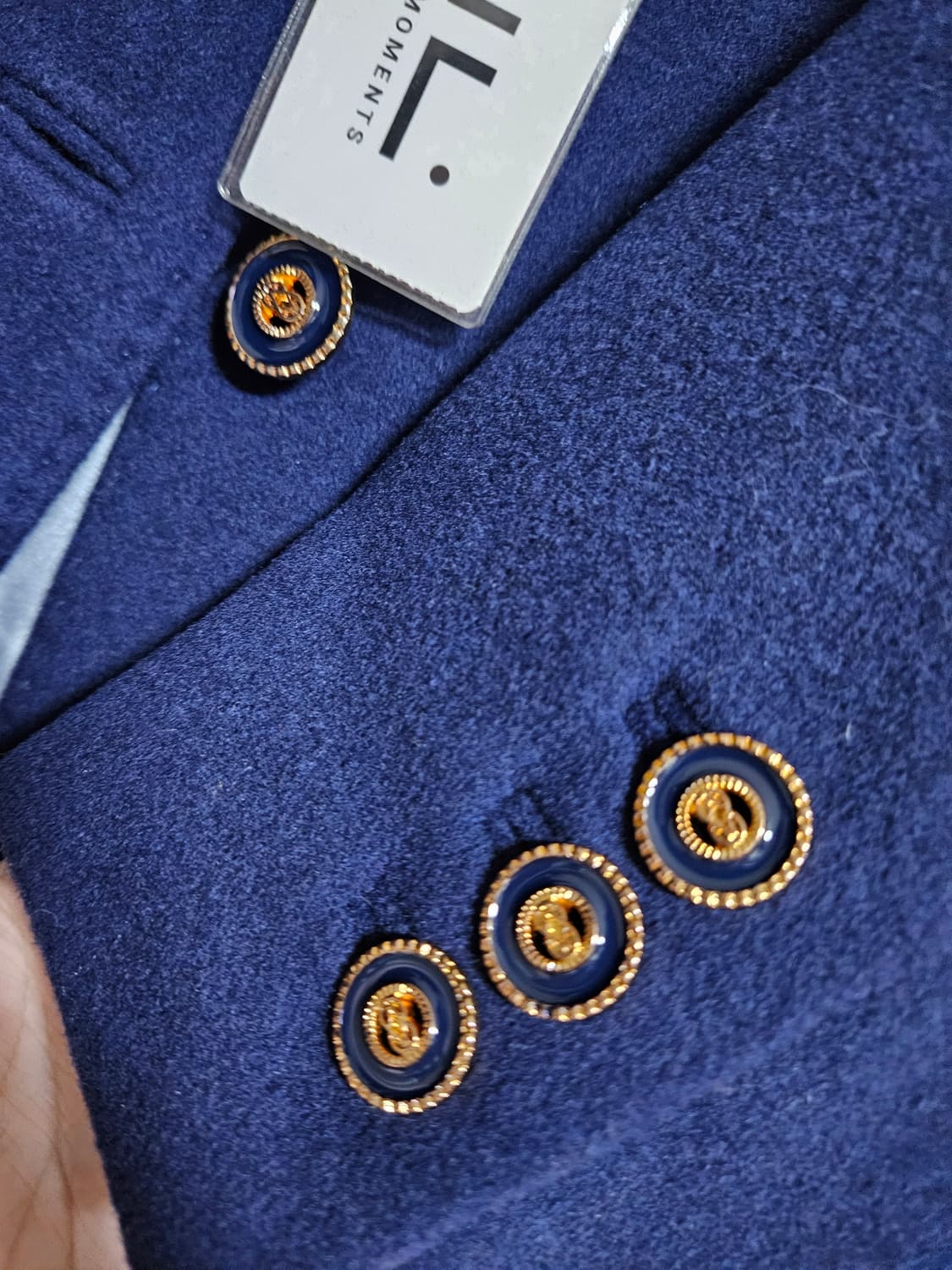 울100% 세미 네이비자켓 새상품 상품이미지5