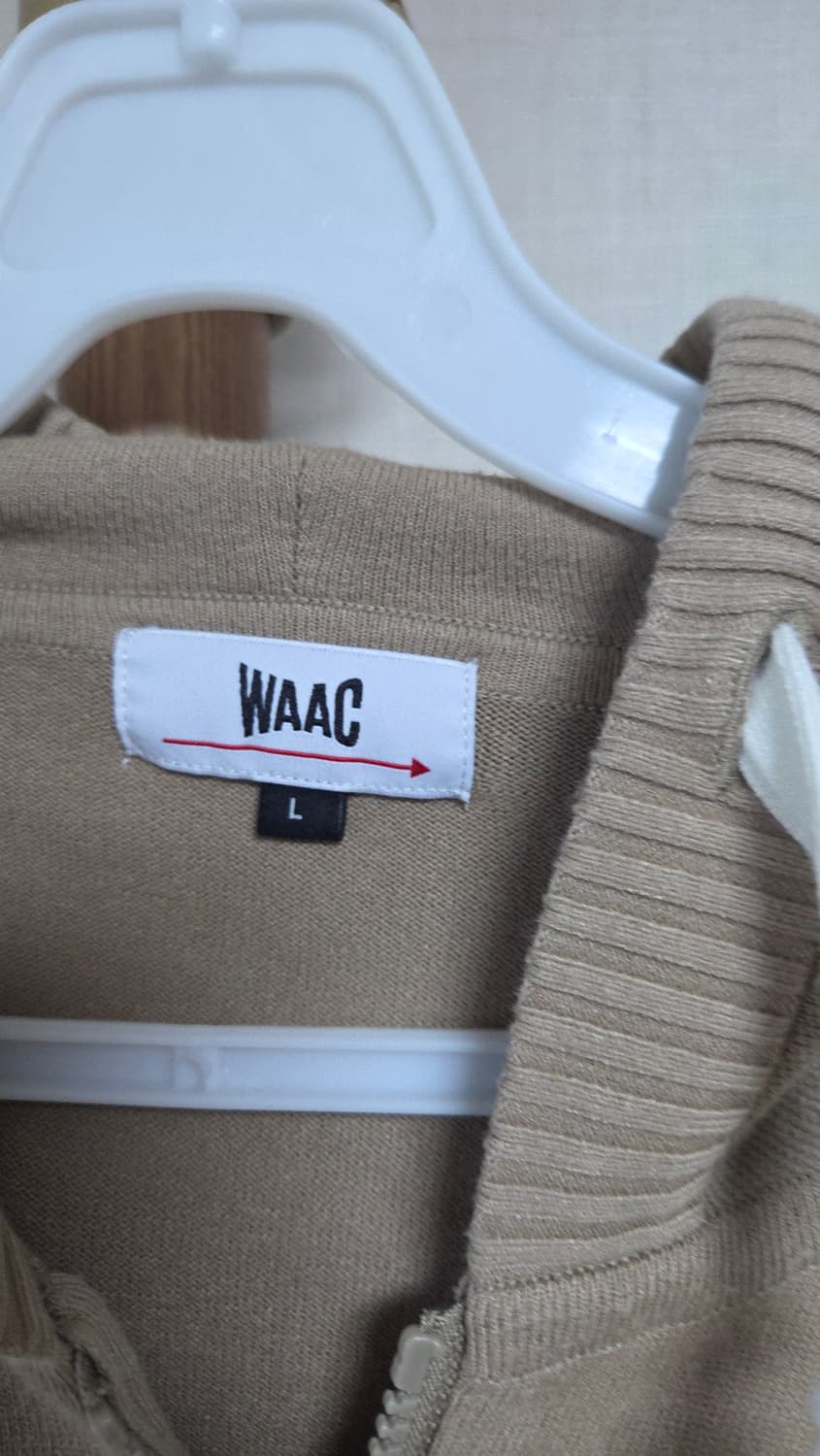 WACC 왁 와키 자수 후드 니트 집업 상품이미지7