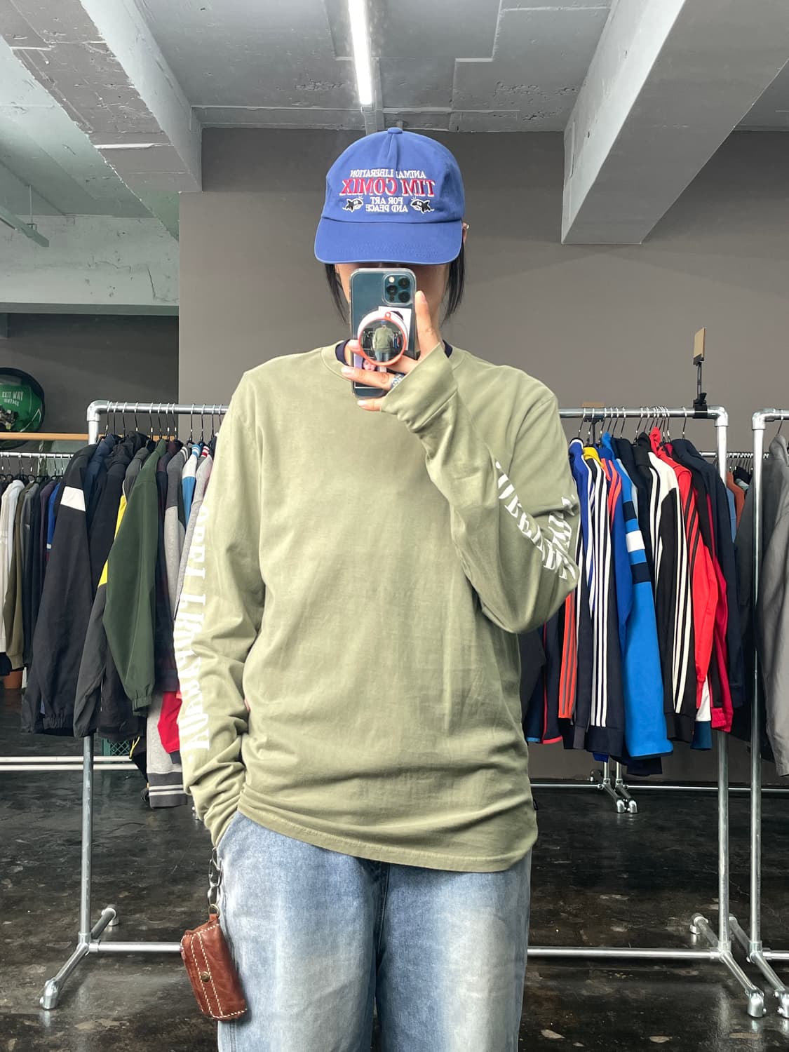 OBEY 긴팔 프린팅 티셔츠 상품이미지1