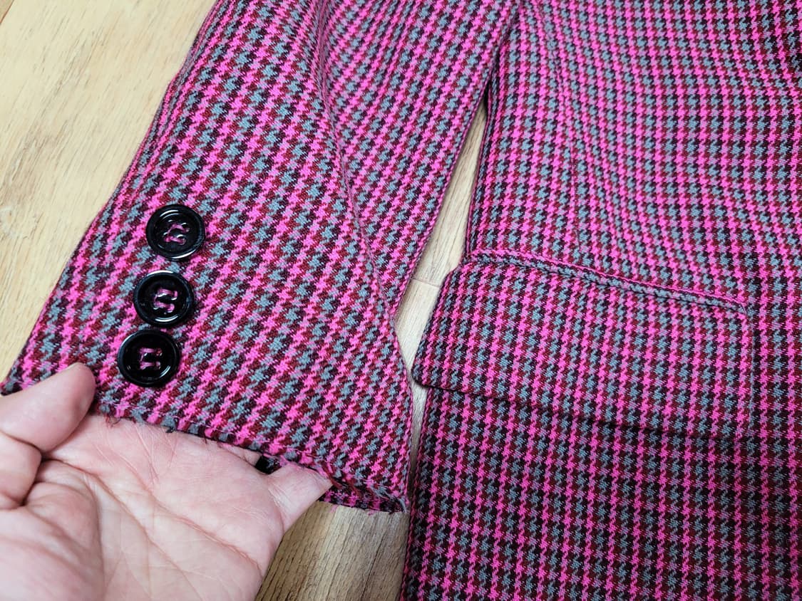 MSGM 더블 브레스트 체크울코트 55-66 상품이미지7