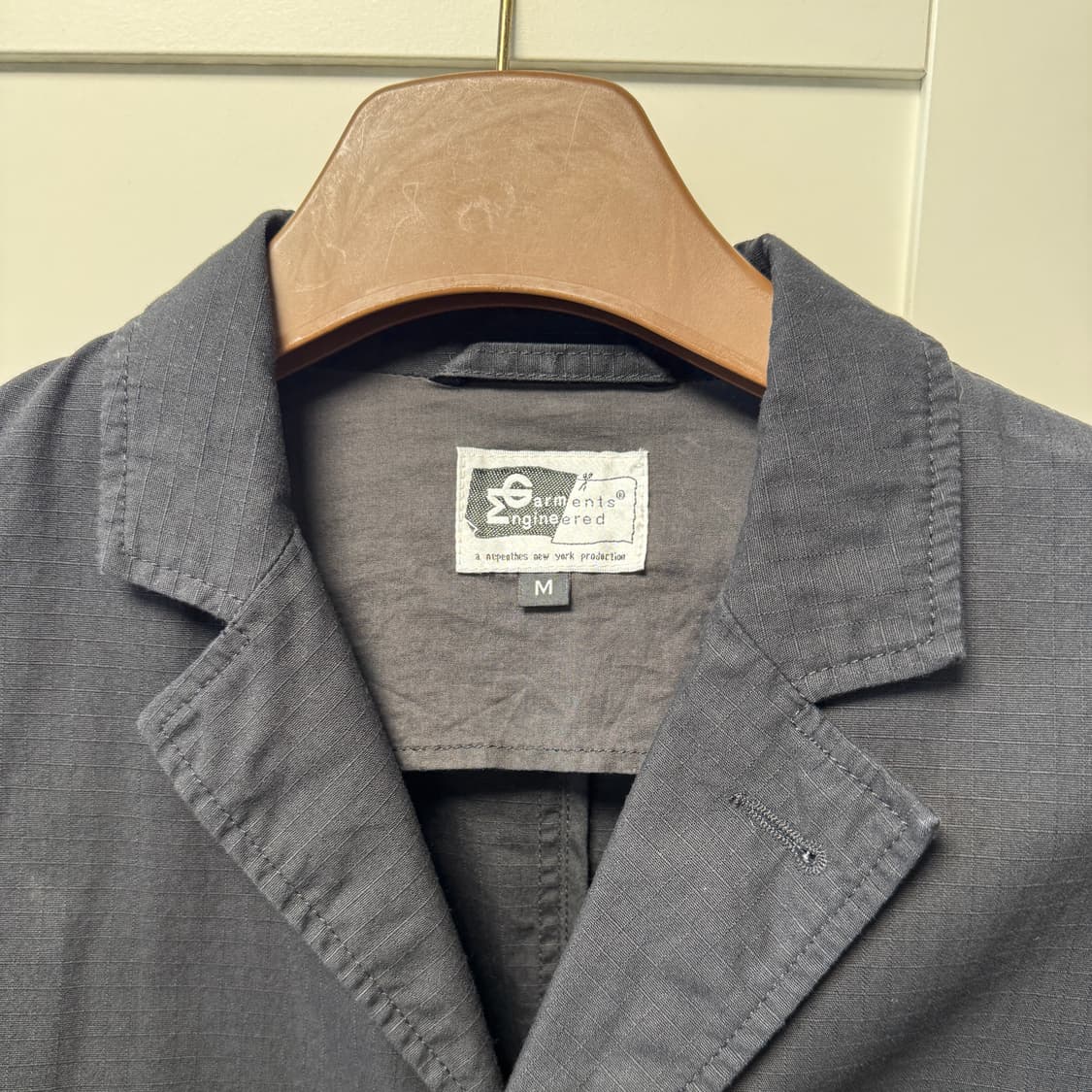 엔지니어드 가먼츠 립스탑 베이커 자켓 블랙 상품이미지5