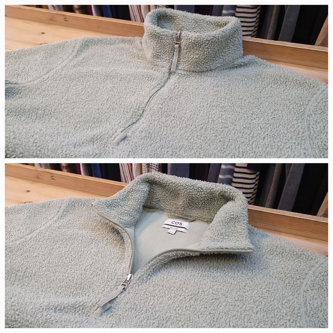 105/88.COS 테디 하이넥 플리스(공용)  상품이미지5