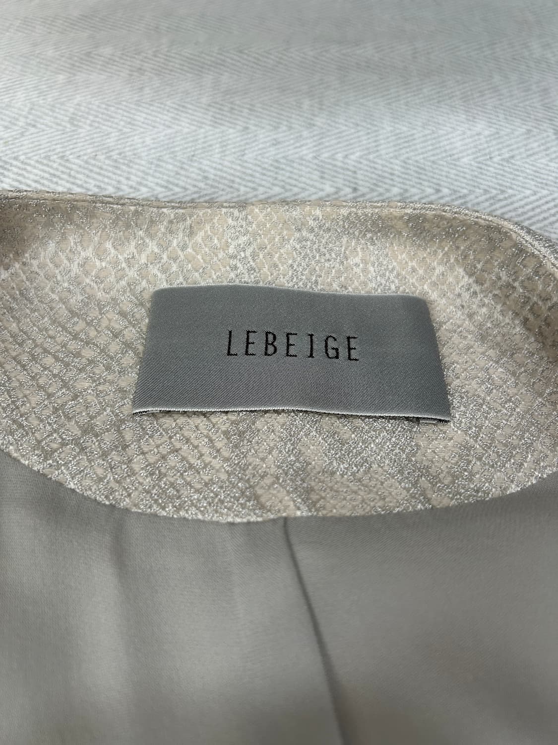 르베이지 실크 혼방 베이지 코트 여성 S 91사이즈 상품이미지7