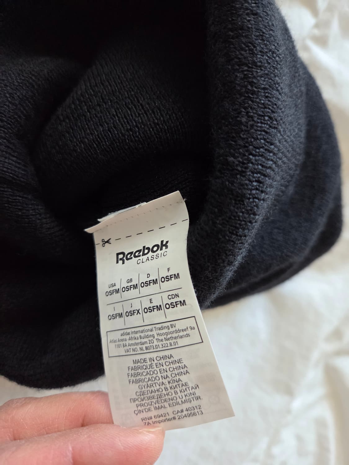 17베트멍x리복 프랑스 자수 비니 와치캡 상품이미지2