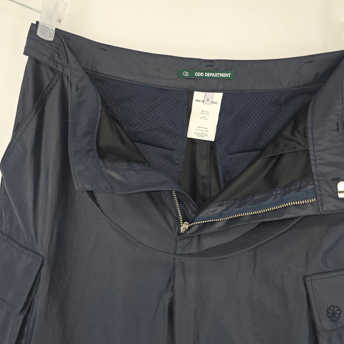 odd department 블랙 카고 와이드 팬츠 L [H50720] 상품이미지10