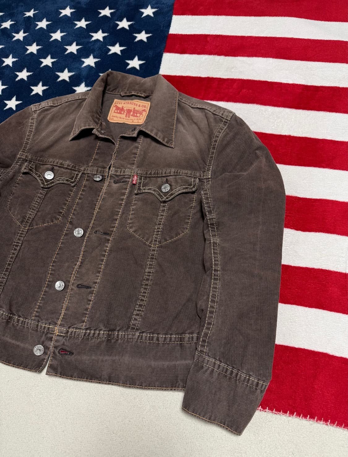 리바이스 코로듀이 빈티지 트러커 자켓 Levi’s Jacket [L] 상품이미지6