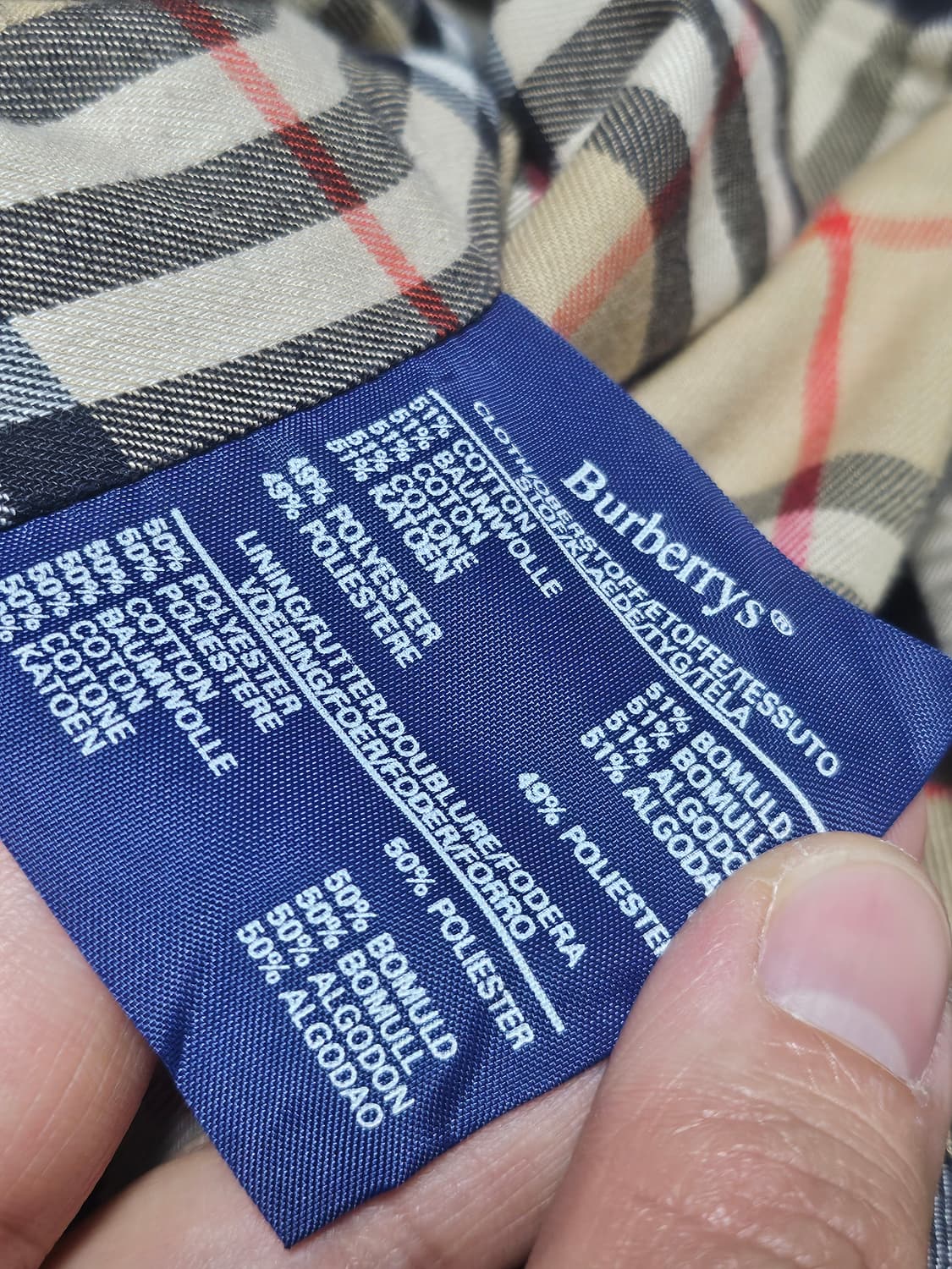 버버리 구형 트렌치코트 M 상품이미지4