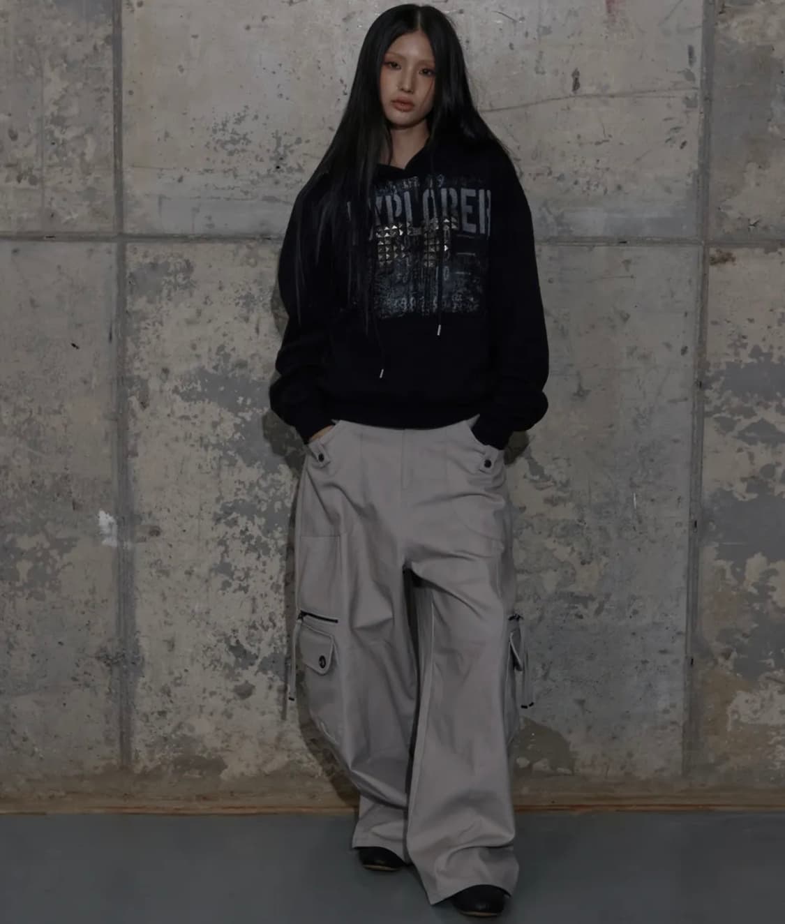 팬시클럽 크로스 포켓 카고 팬츠 상품이미지3