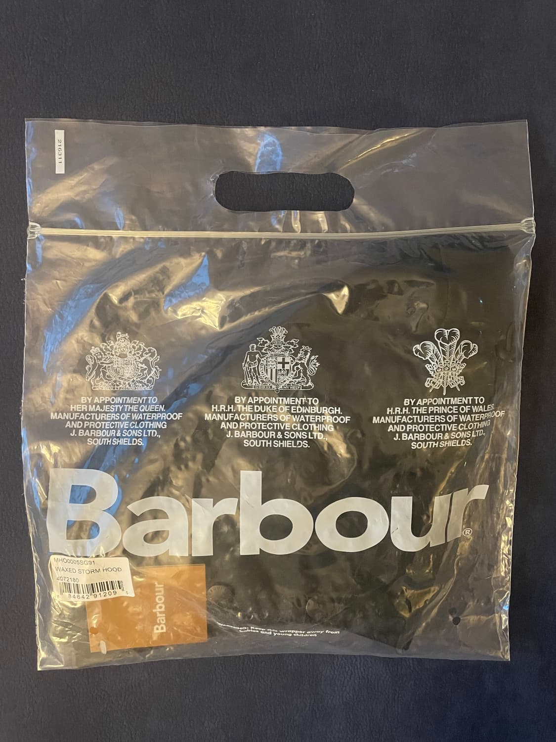 [새상품] 바버 왁스 후드(비데일, 뷰포트, 보더), 모자 상품이미지1