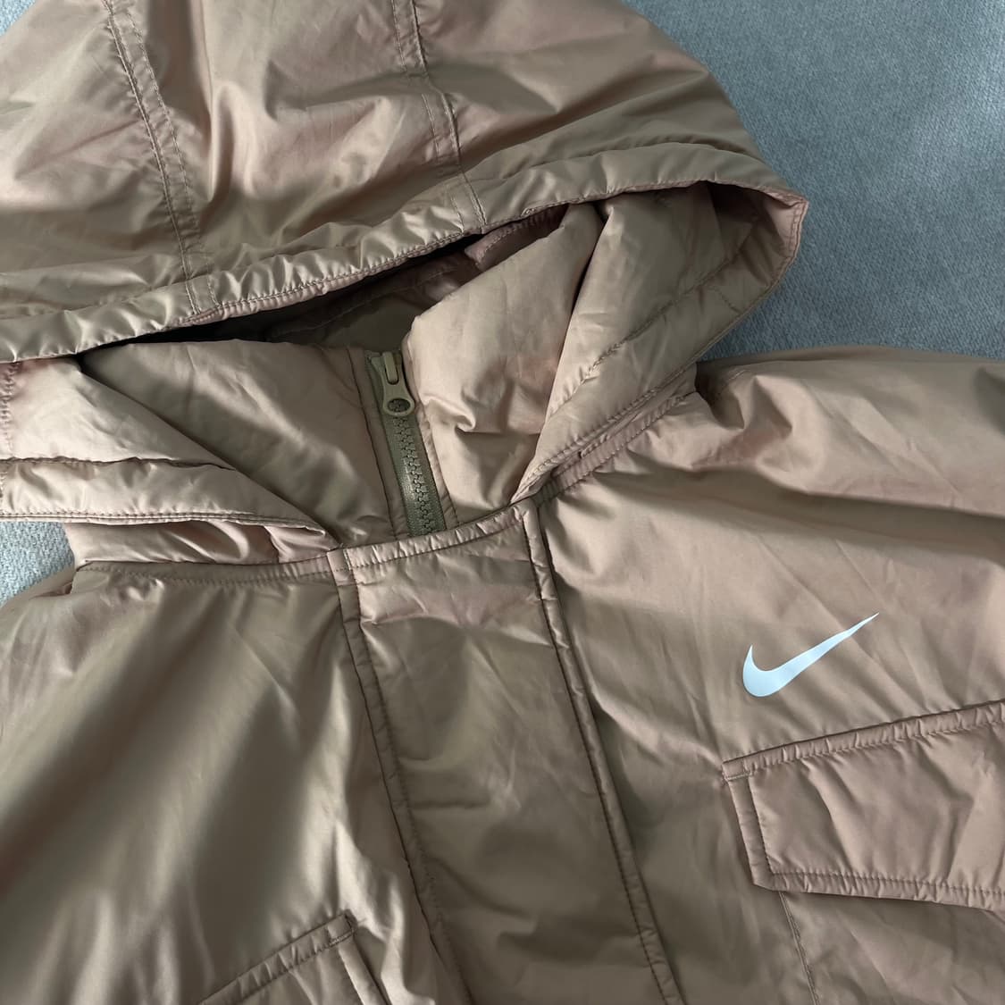 W 100 나이키 21FW 써마핏 리펠 M65 후디 푸퍼 패딩 상품이미지2