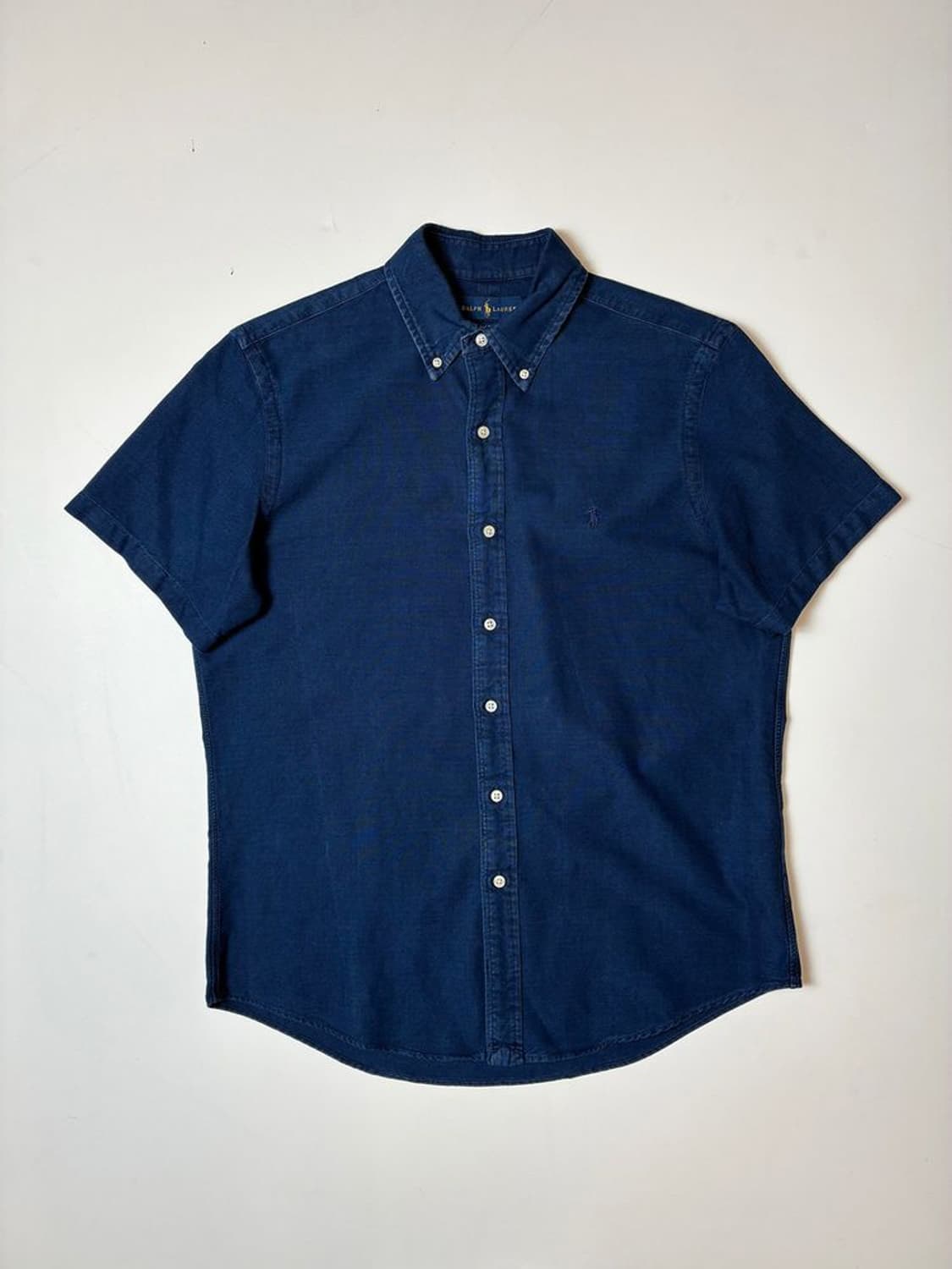 폴로 랄프로렌 클래식핏 인디고 카라 반팔 셔츠 PN9605 상품이미지1
