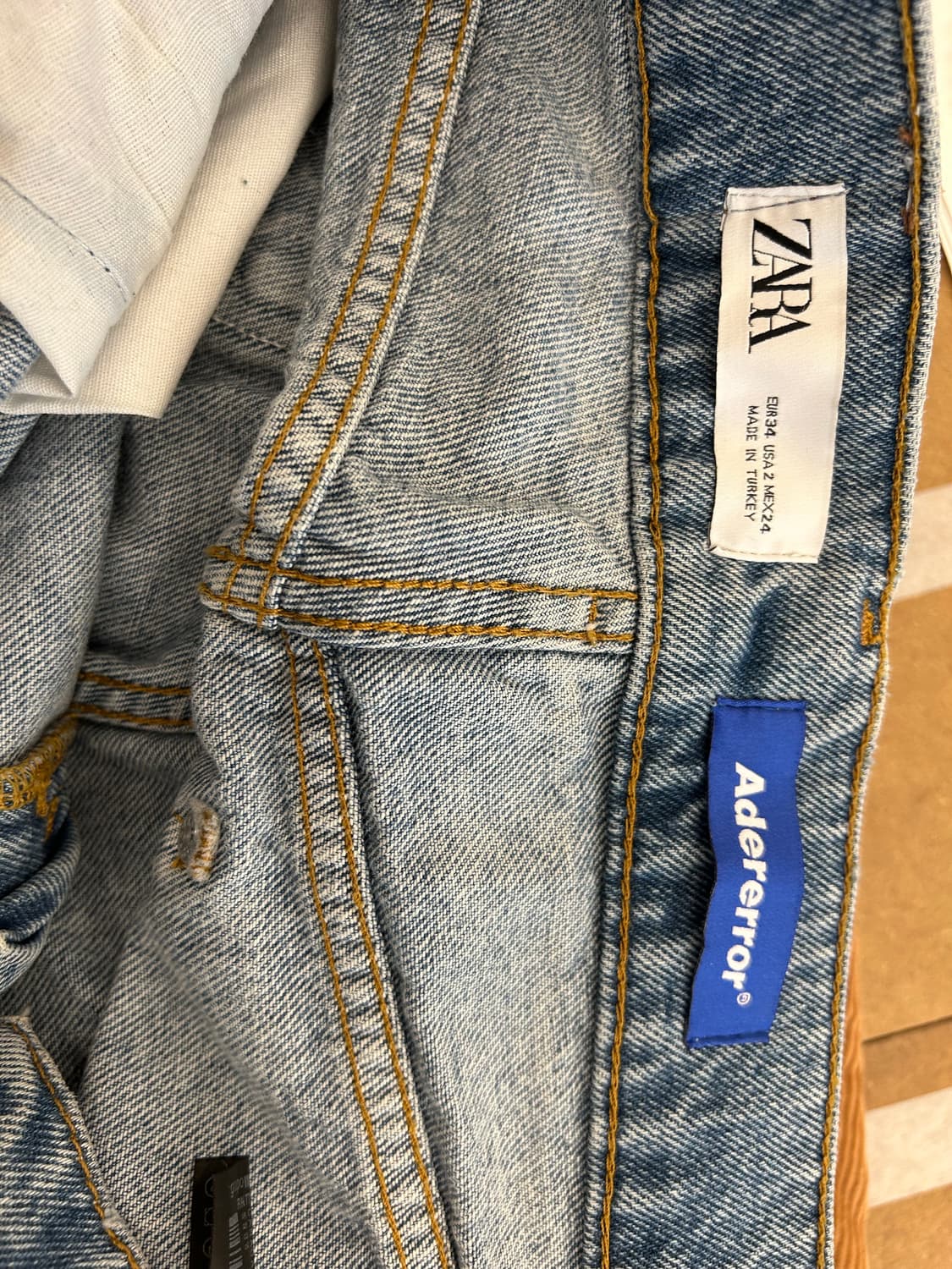 자라 × 아더에러 디스트로이드 데님 팬츠 상품이미지3