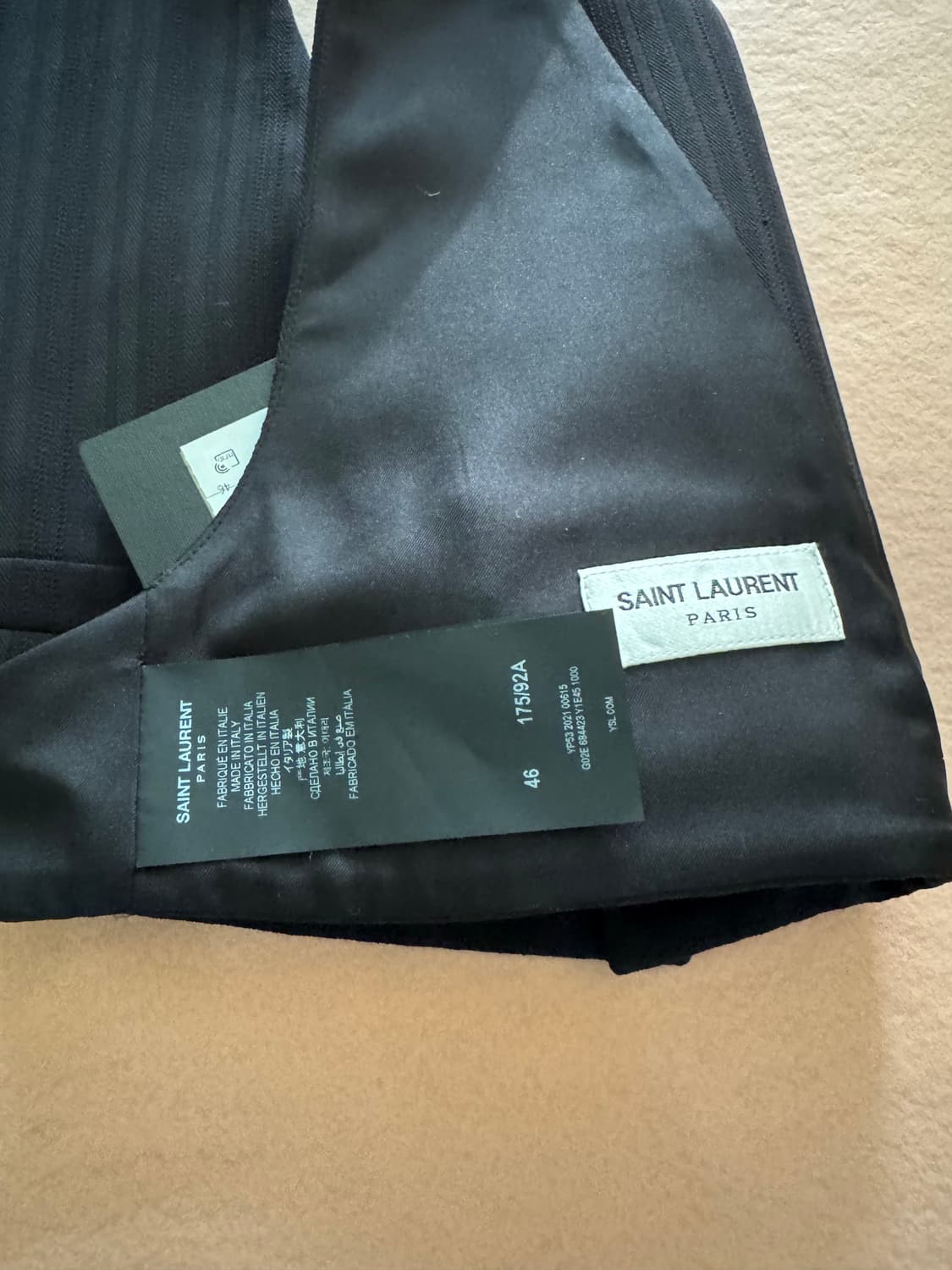 생로랑  이브닝 조끼 베스트 상품이미지7