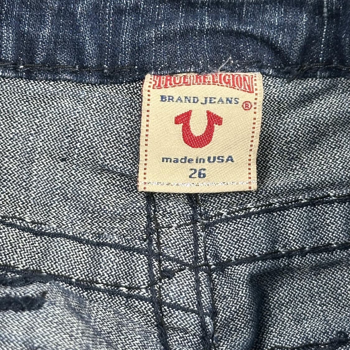 트루릴리전 USA 부츠컷 로우라이즈 데님 팬츠 (26인치 여성추천) 상품이미지6