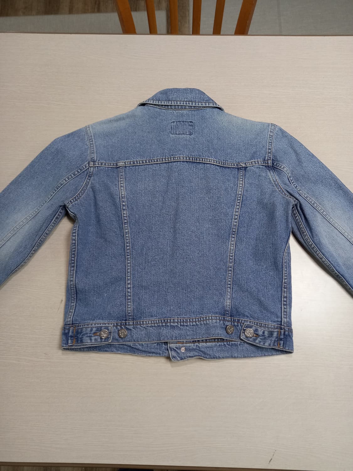 S85 Calvin Klein Turkey 워싱 데님자켓 연청 S-211 상품이미지2