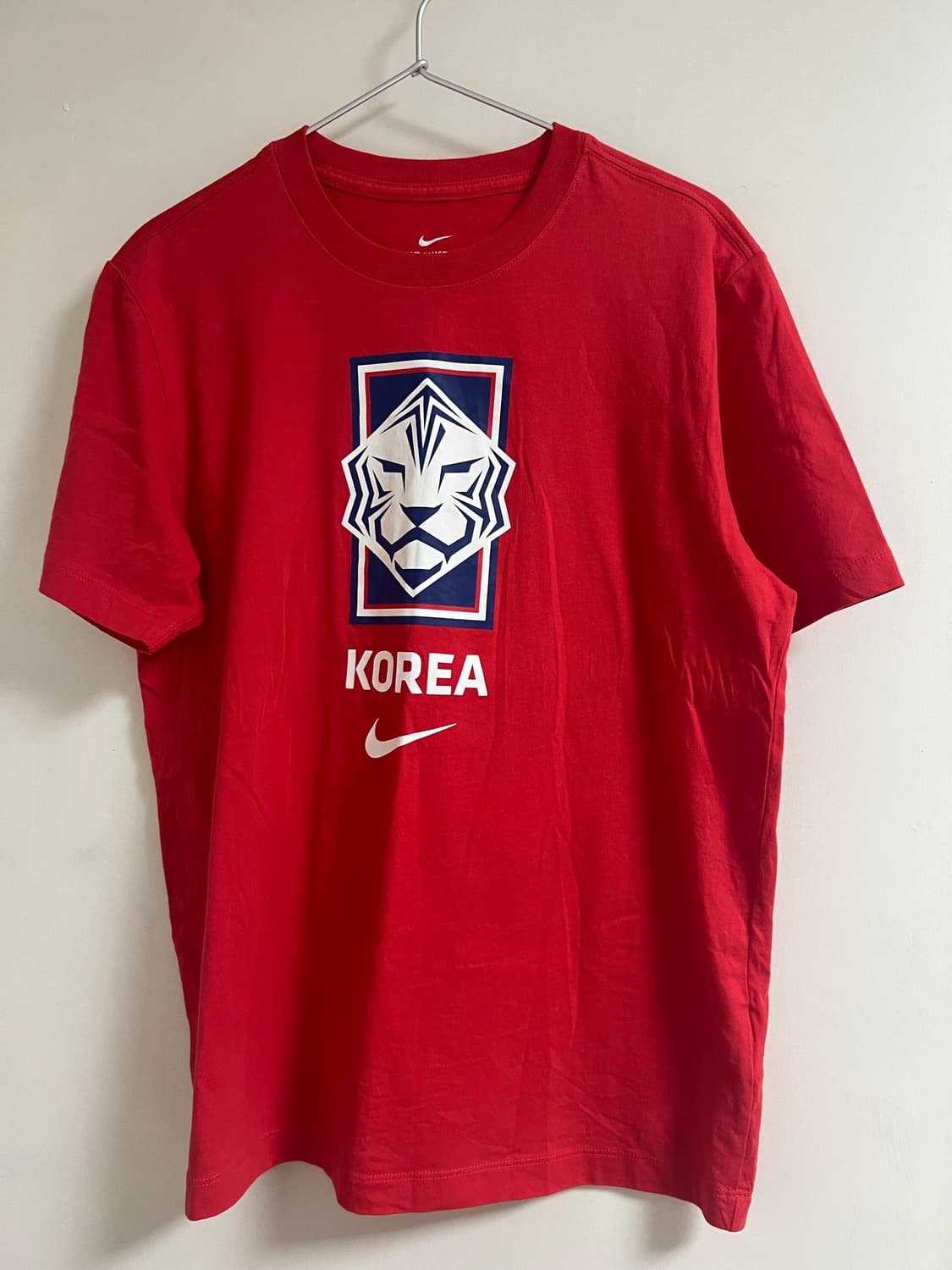 나이키 코리아 국대 국가대표 레드 반팔티 L 상품이미지1