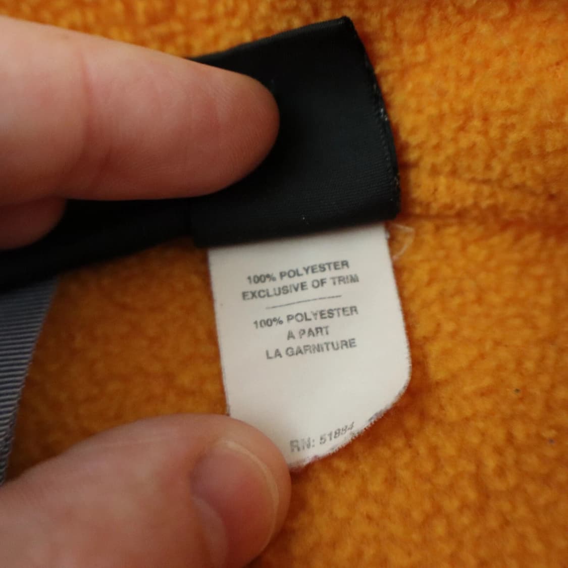 90s 파타고니아 신칠라 마수피얼 플리스 풀오버 망고 오렌지 상품이미지7