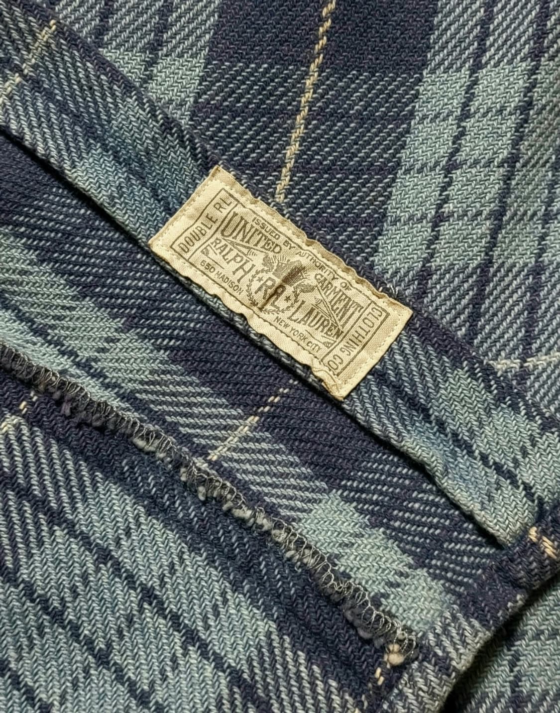 RRL 아우터 & 남방 블루체크(XL) 상품이미지8