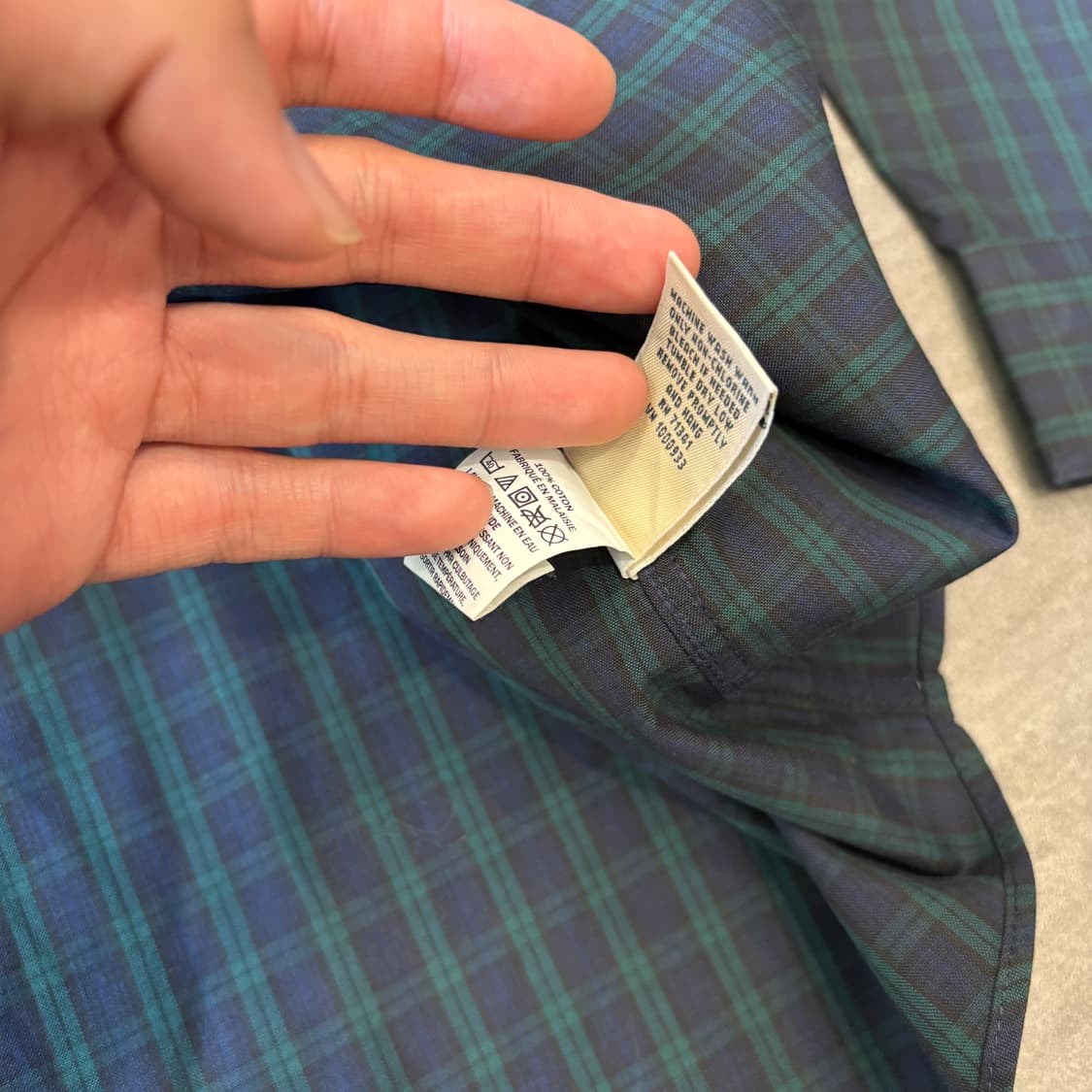 L.L.bean 정품 엘엘빈 체크 긴팔 셔츠 상품이미지8