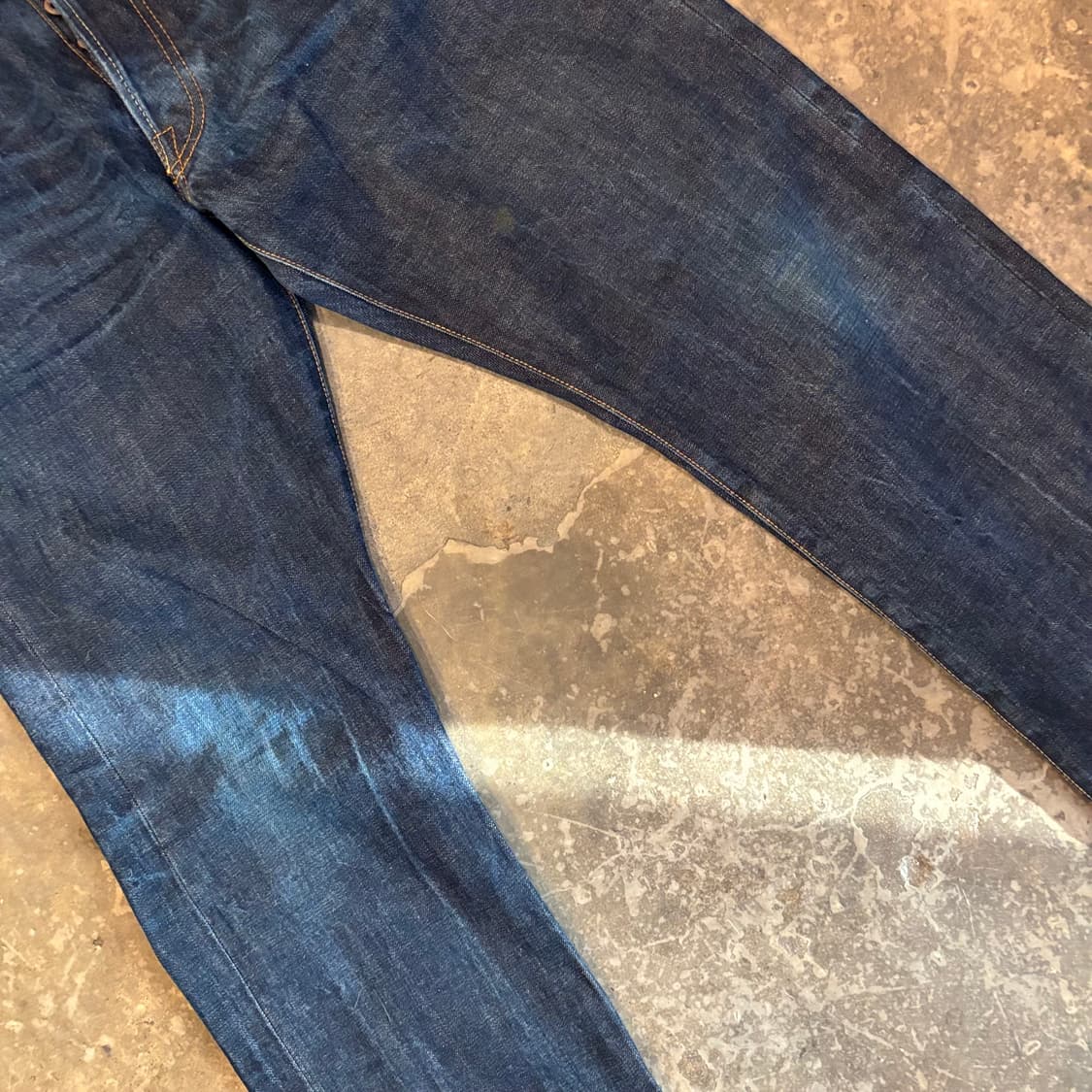 일본 더블 핸드 셀비지 데님 팬츠 상품이미지7