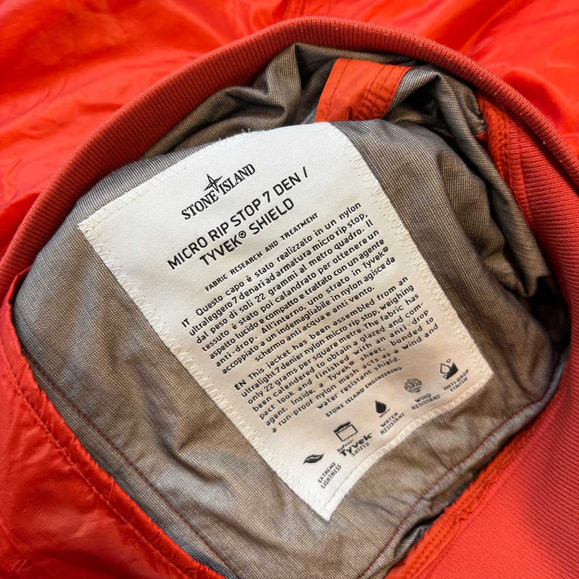 2013ss 스톤아일랜드 마이크 립스탑 7 DEN / TYVEK 자켓 상품이미지10
