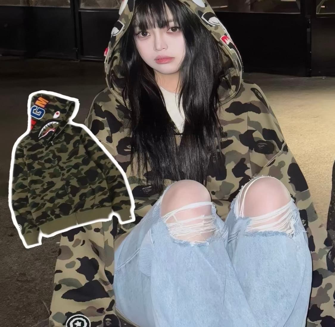 베이프 후드집업 상품이미지2