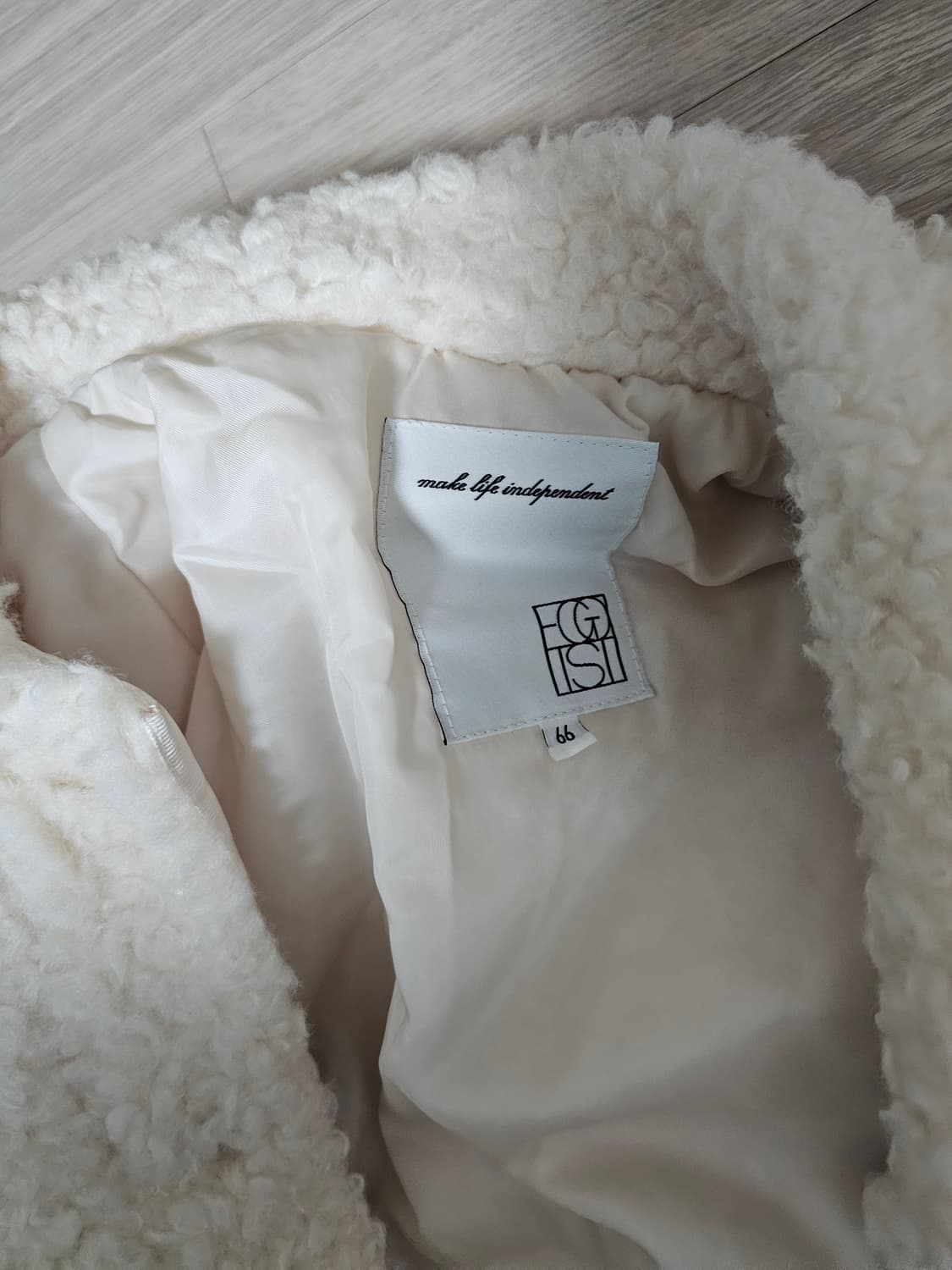 에고이스트 양털 시보리 자켓 상품이미지4