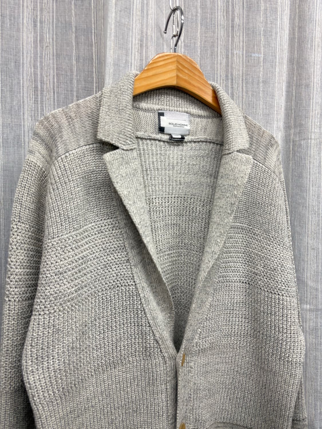 솔리드옴므 우영미 울 숄가디건 상품이미지5