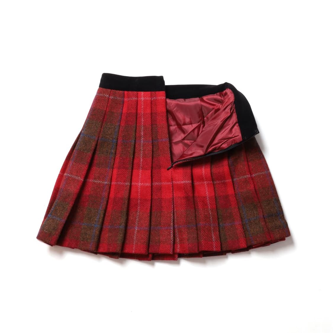 해리스 트위드 Harris Tweed Wool Pleated Skirt 상품이미지4
