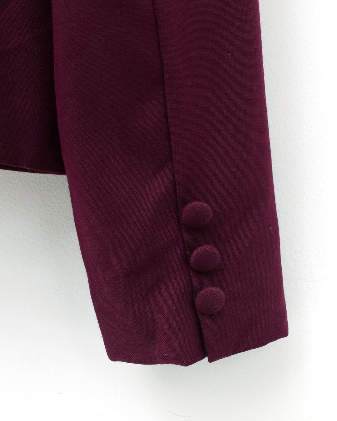 유럽 빈티지 버건디 크롭 자켓 상품이미지7