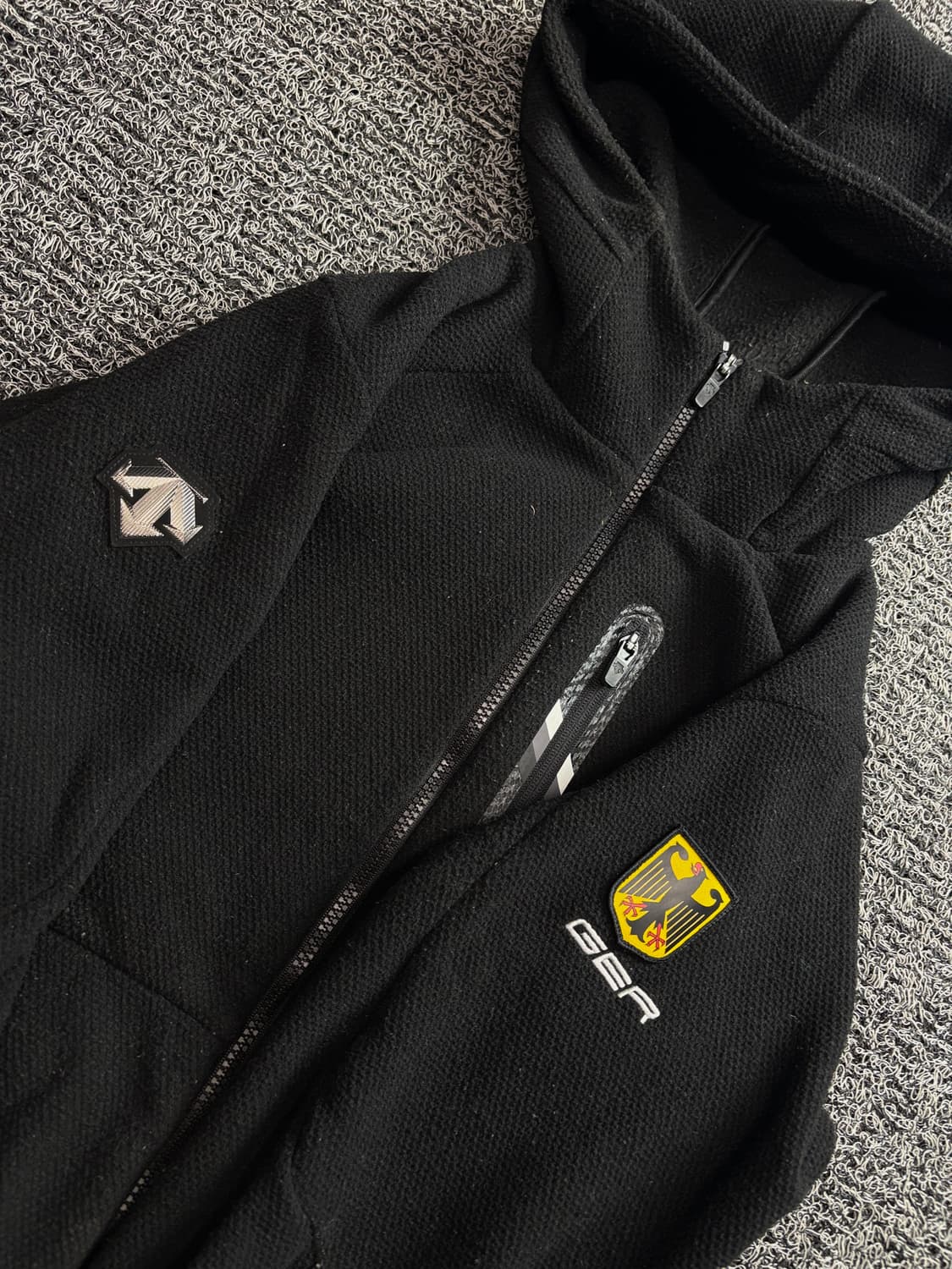 데상트 스키 패츠 에슬레틱 플리스 후디 집업 3498 상품이미지3