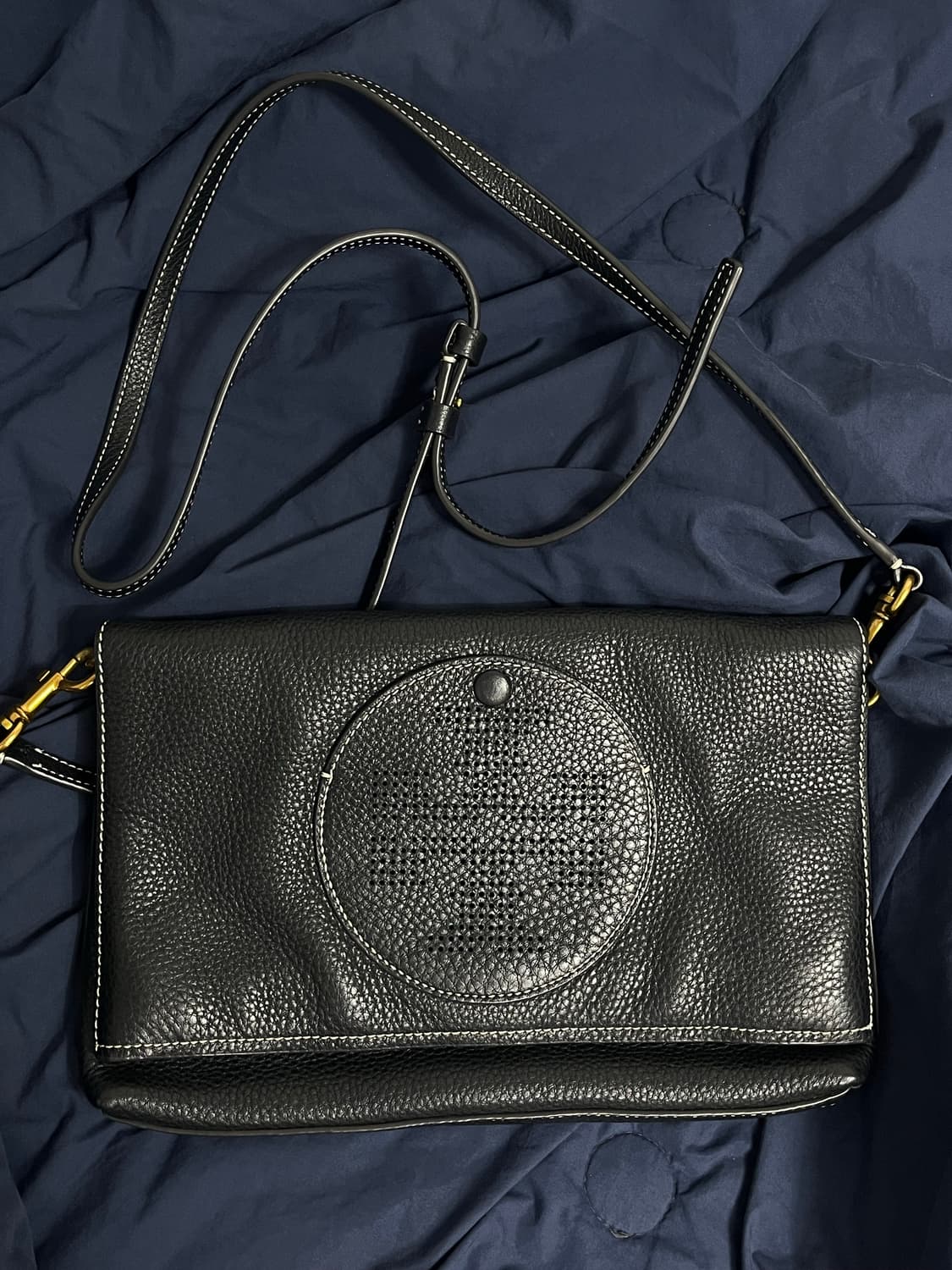 Tory burch 토리버치 숄더백 블랙 레더 상품이미지1