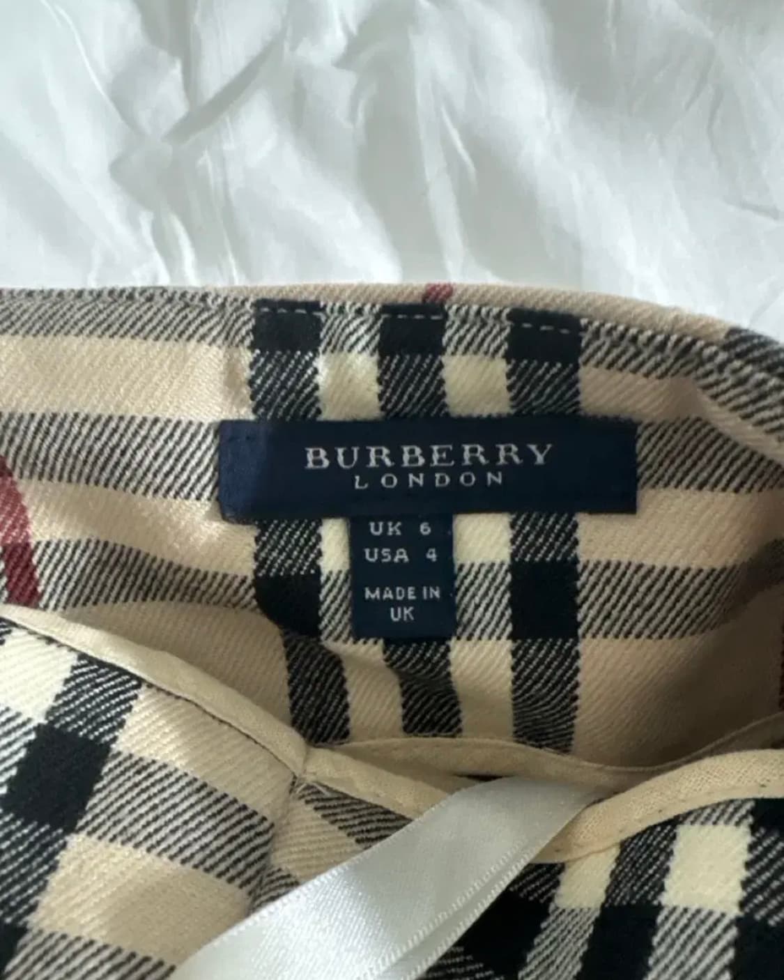 버버리 블루라벨 노바체크 스커트 UK6 상품이미지2