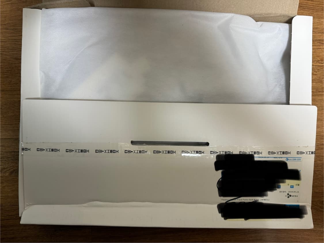 폴리테루 나일론 트랙 팬츠 다크 네이비 3 팝니다 상품이미지1